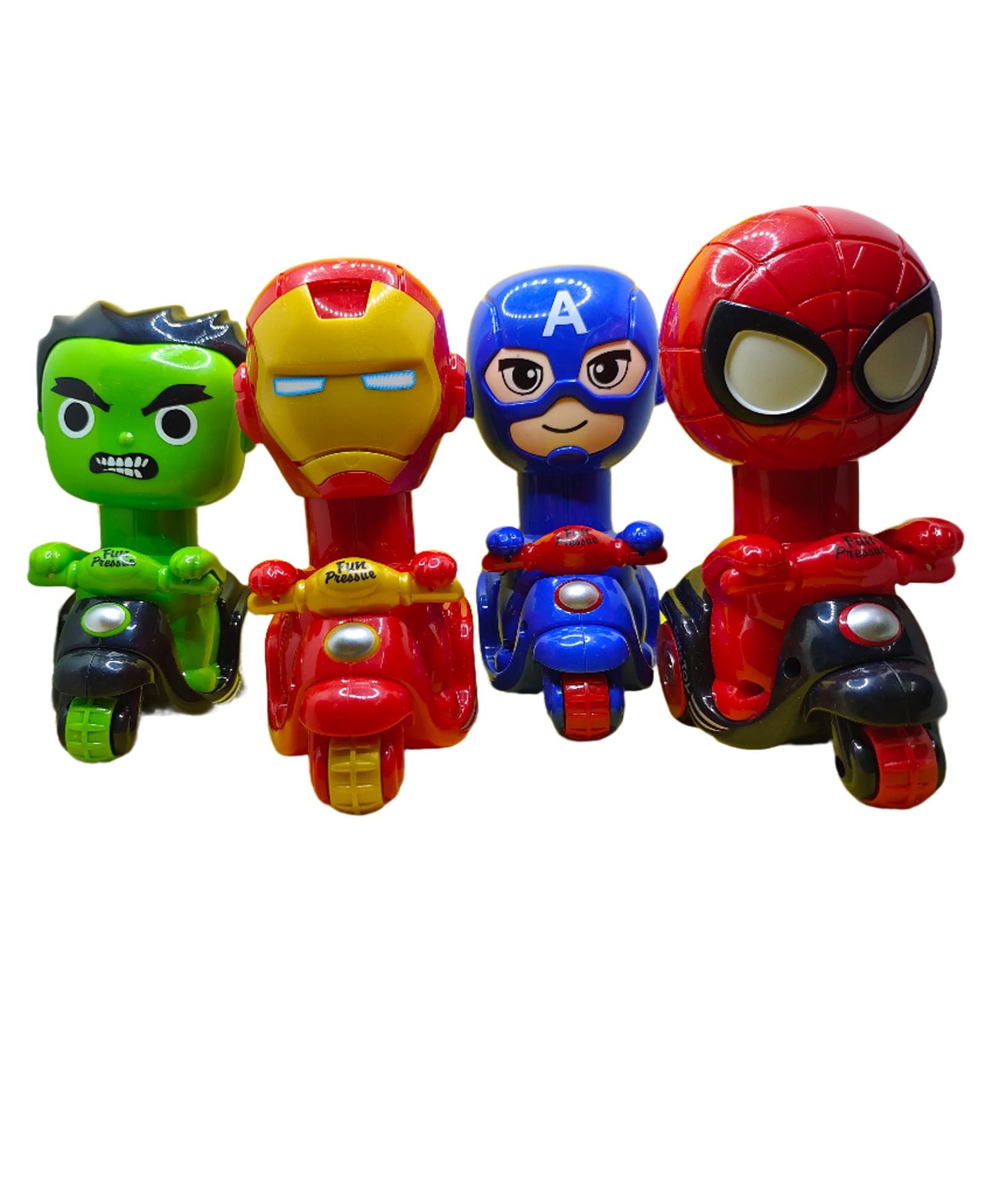 SVE Unbreakable Push & Go Vehicle Toy Pack of 4 - Multicolour-picture-23