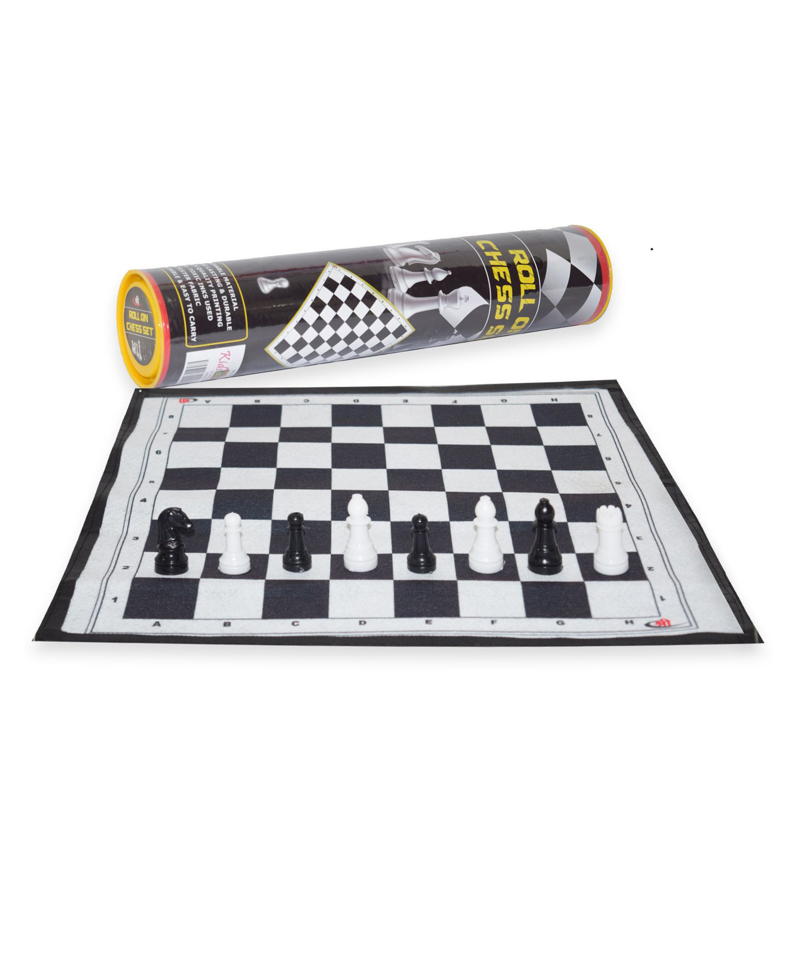 Kids Mandi Roll on Chess Board Game Mat - 32 Pieces-image-3