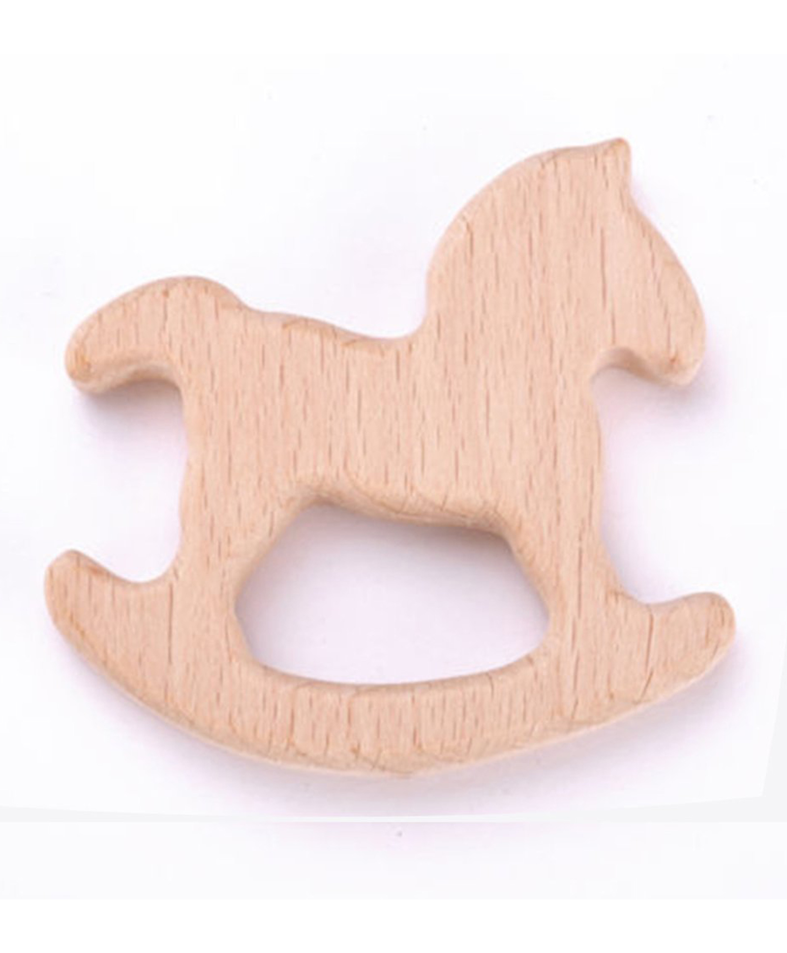 Enorme Organic Non Toxic Wooden Teethers Horse - Brown-picture-25