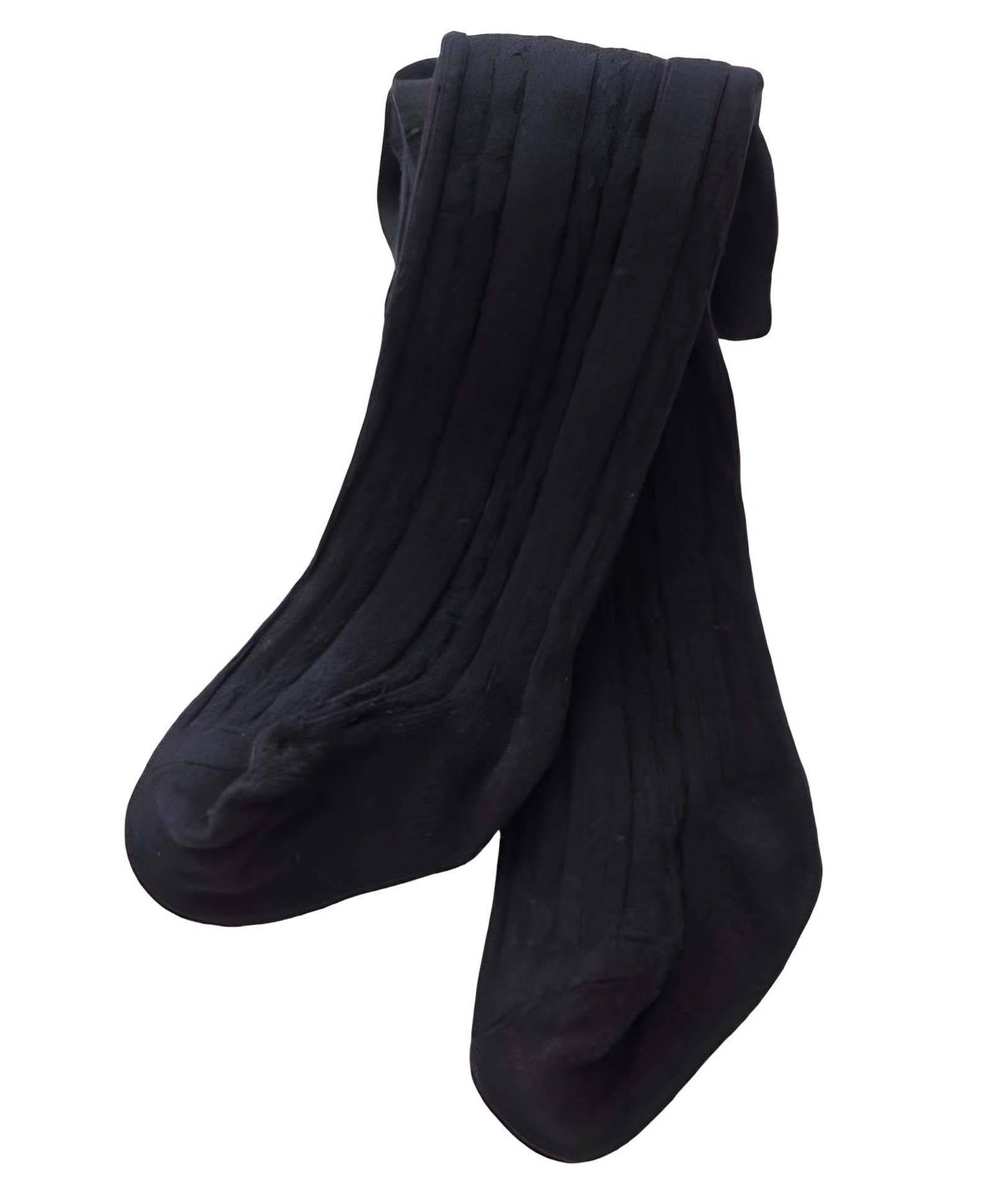 SYGA Cotton Solid Knit Tight Leggings - Black-picture-18