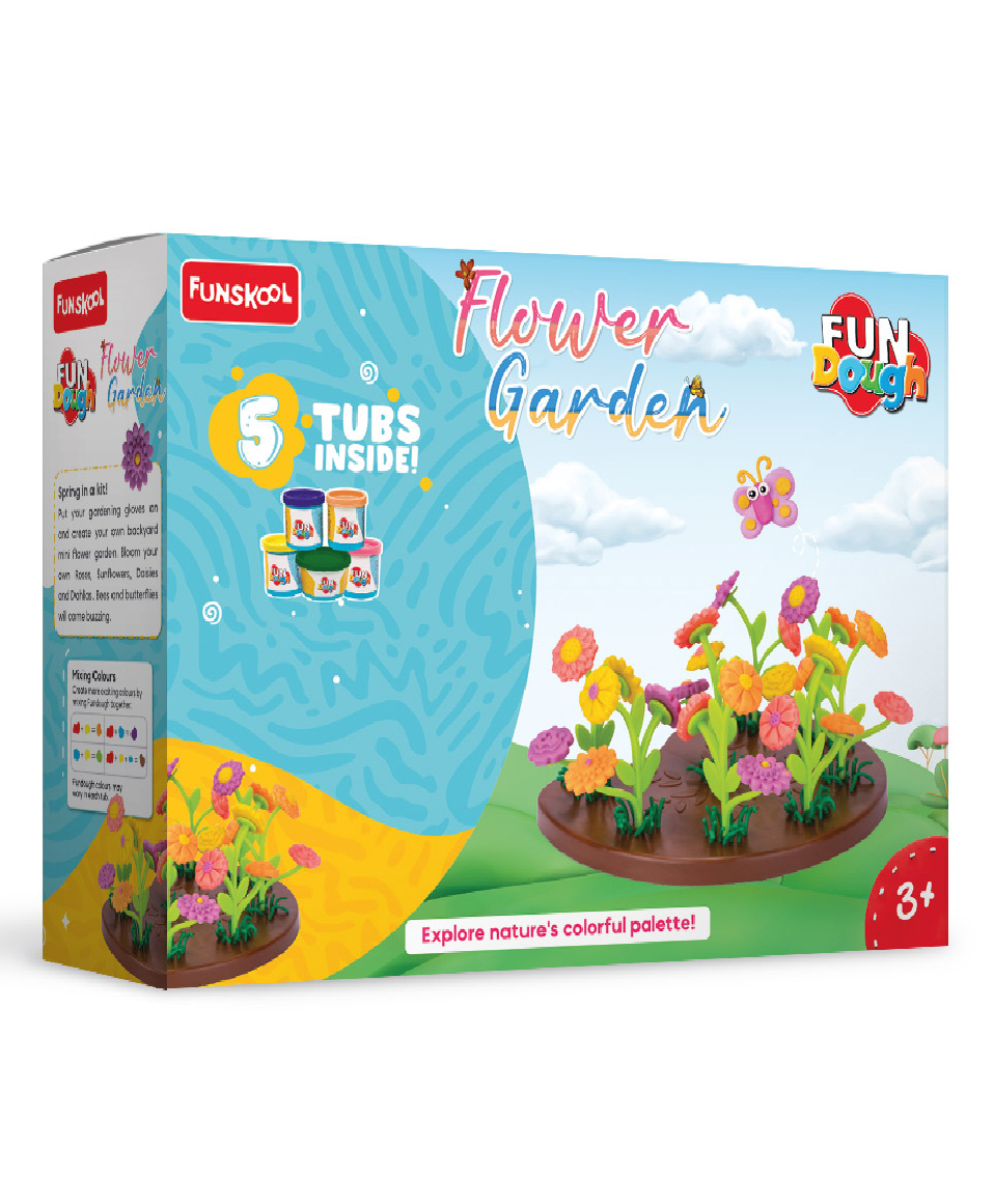 Fun Dough Flower Garden Kit - Multicolor-picture-26