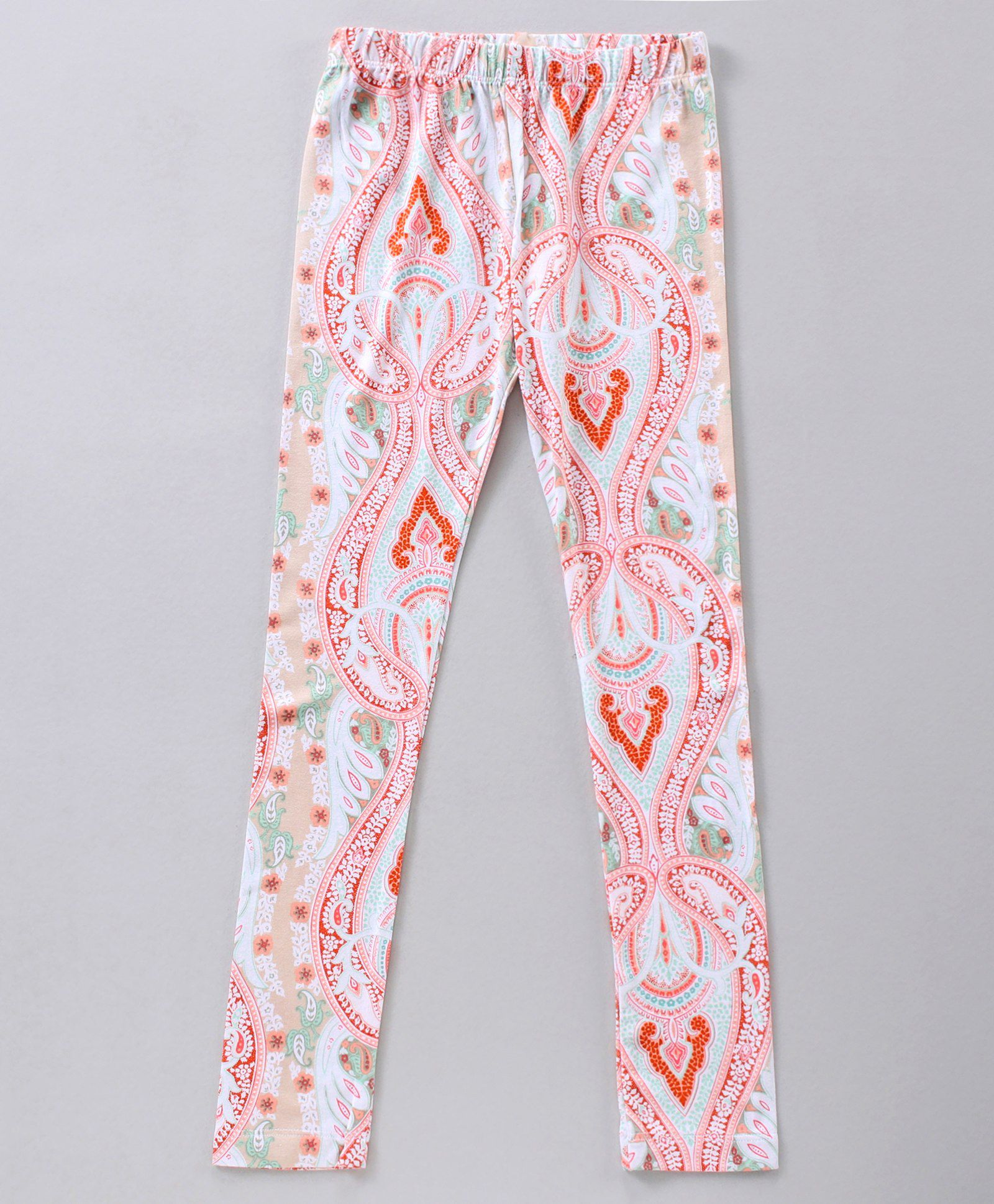 Earth Conscious Full Length Floral Print Leggings - Multi Colour-picture-10