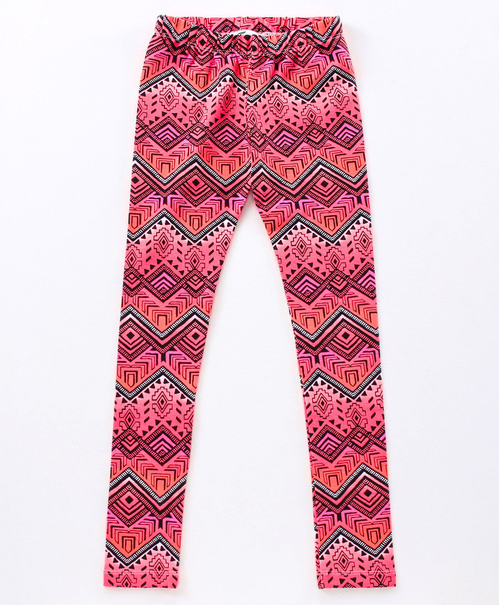 Earth Conscious Full Length Printed Leggings - Multi Colour-image-1