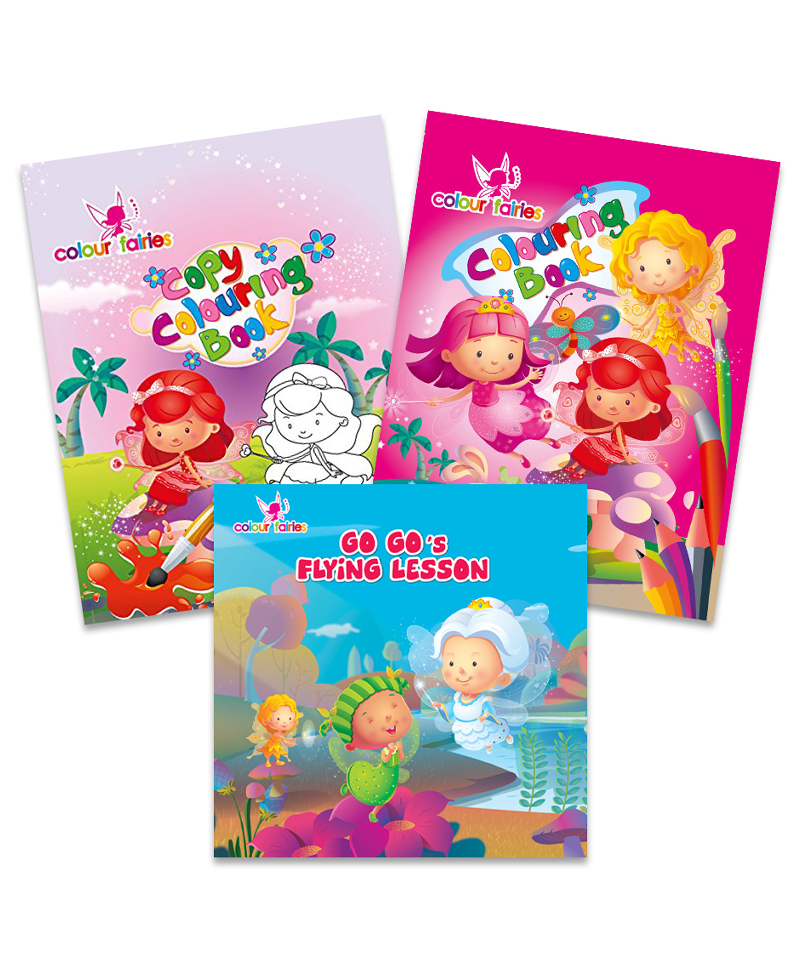 Colour Fairies Story with Colouring Set 1 - English-image-8