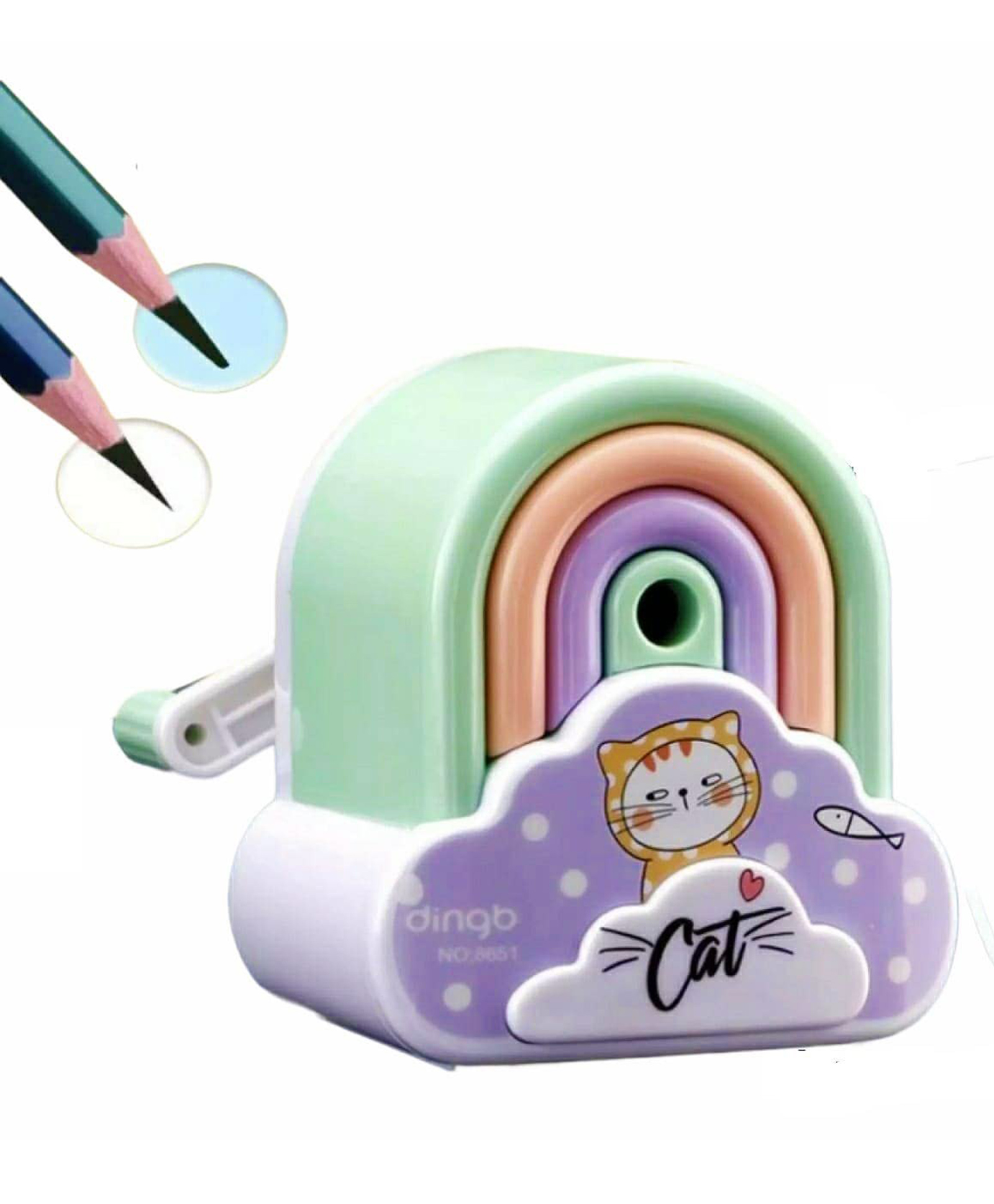 FunBlast Rainbow Pencil Sharpener Machine - Multicolor-image-19