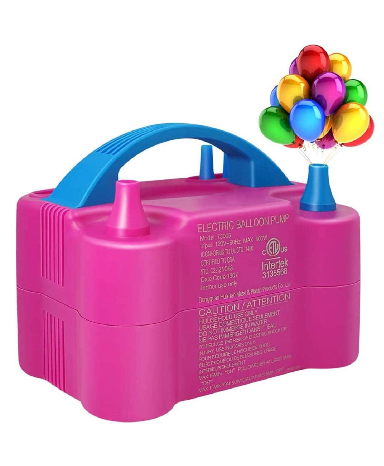 FunBlast Electric Balloon Pump - Pink-image-0