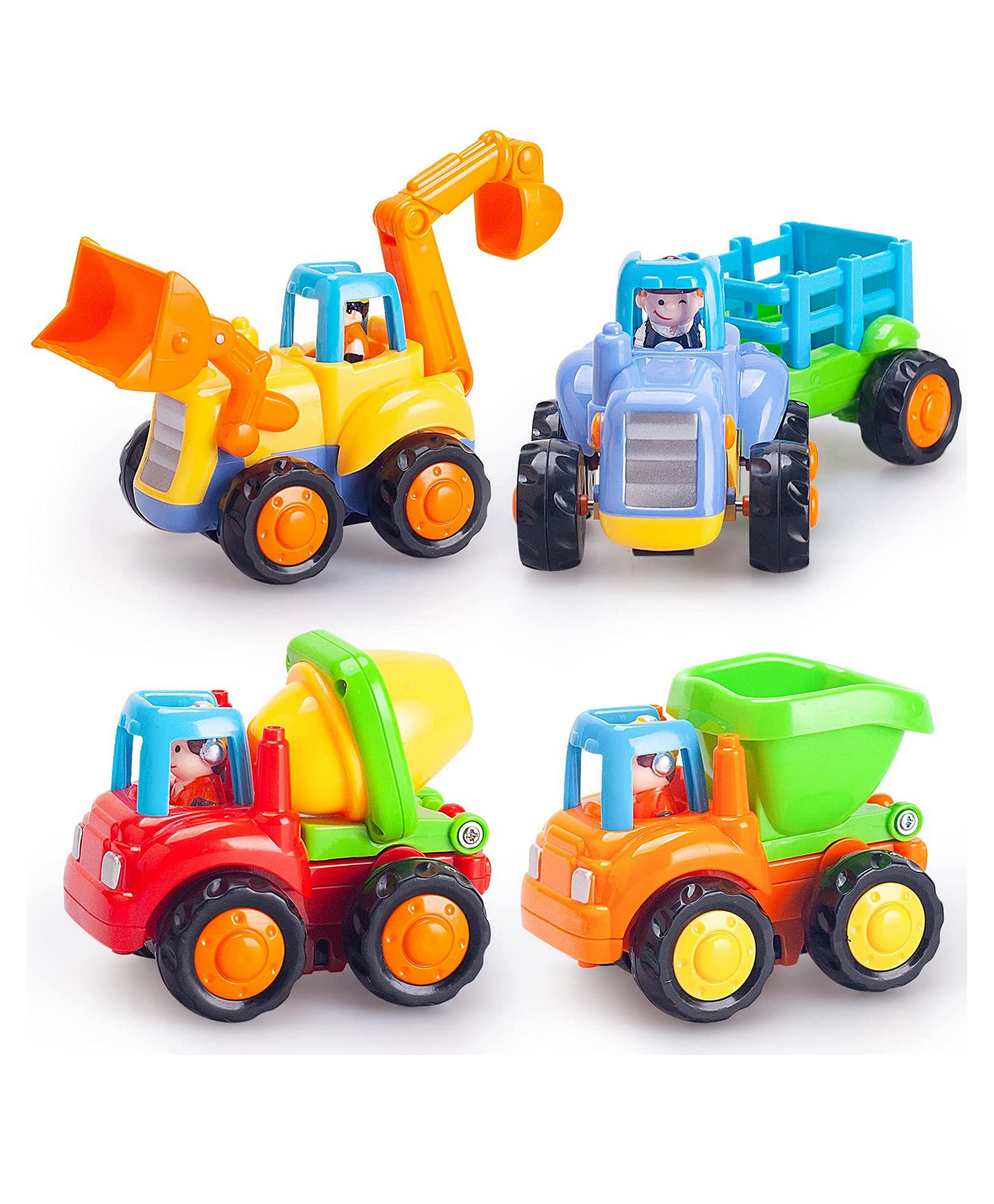 YAMAMA Friction Powered Construction Trucks Set of 5 - Multicolour-picture-18