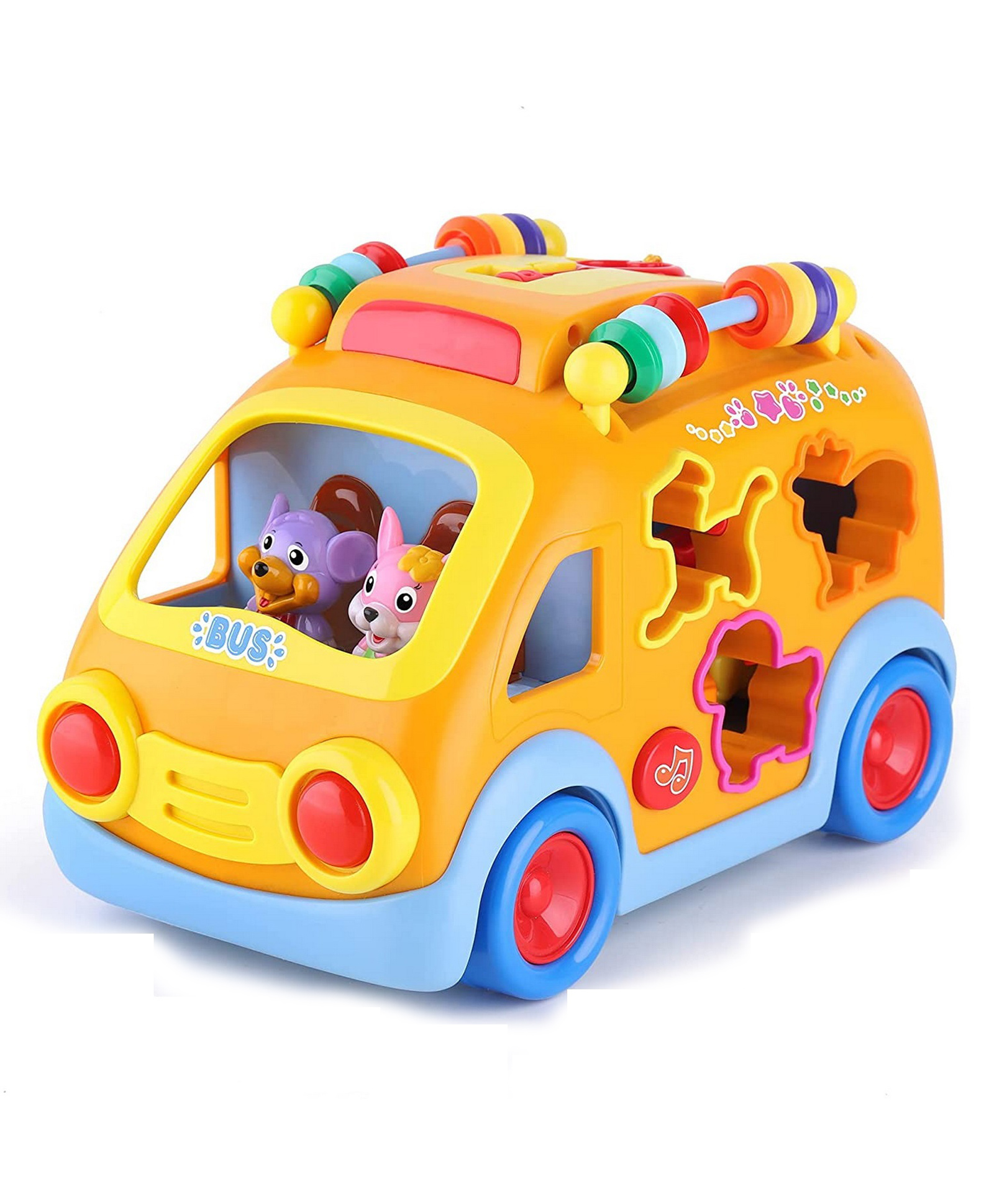 YAMAMA Multi Activity School Bus with Light & Music - Multicolor-picture-23