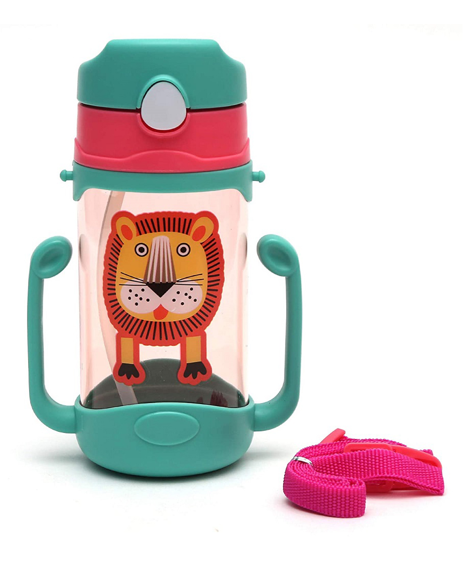 Koochie Koo One Touch Open Lion Printed Multicolour - 450 ml-image-4
