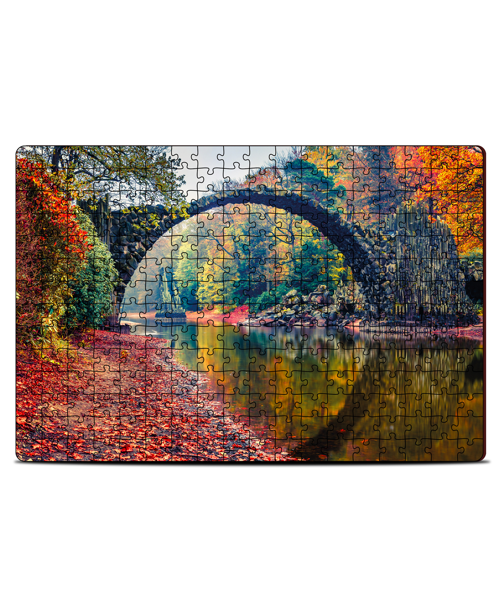 MiniLeaves Kromlau Park Saxony Germany Jigsaw Wooden Puzzle - 252 Pieces-image-18