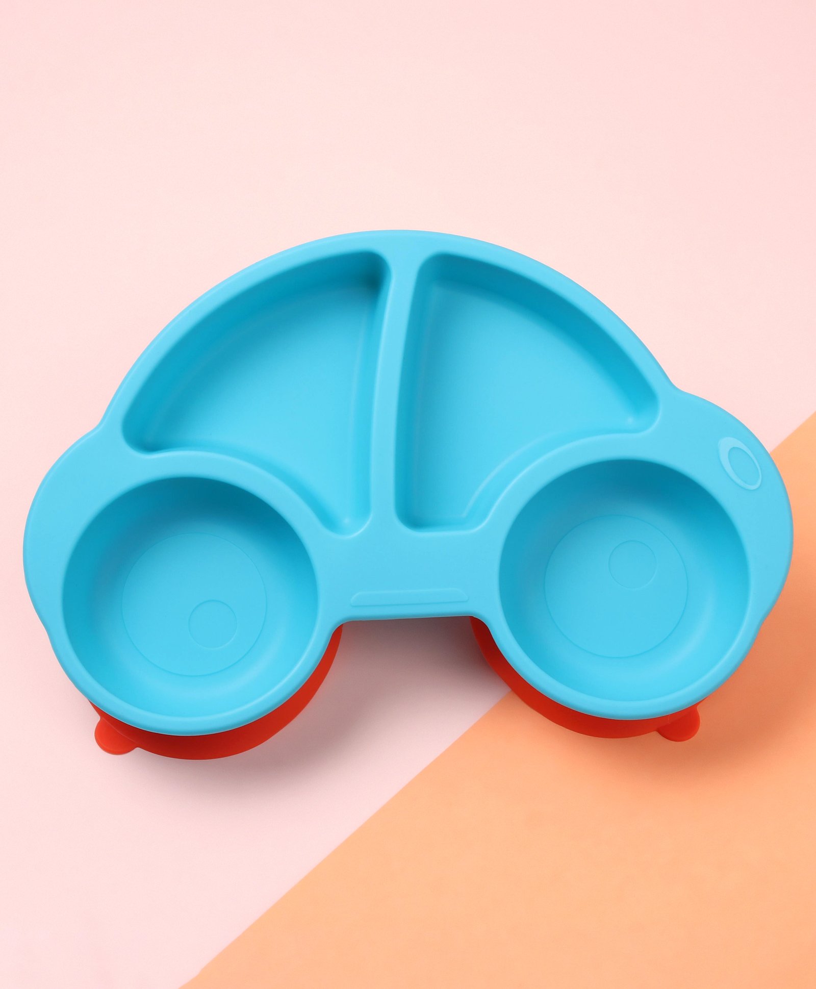 fab n funky Silicone Four  Compartmented Car Plate - Blue-picture-34