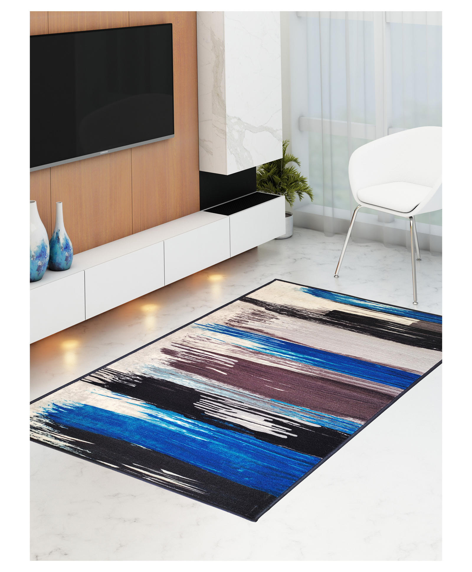 Athom Living Premium Anti Skid Carpet - Multicolor-image-29
