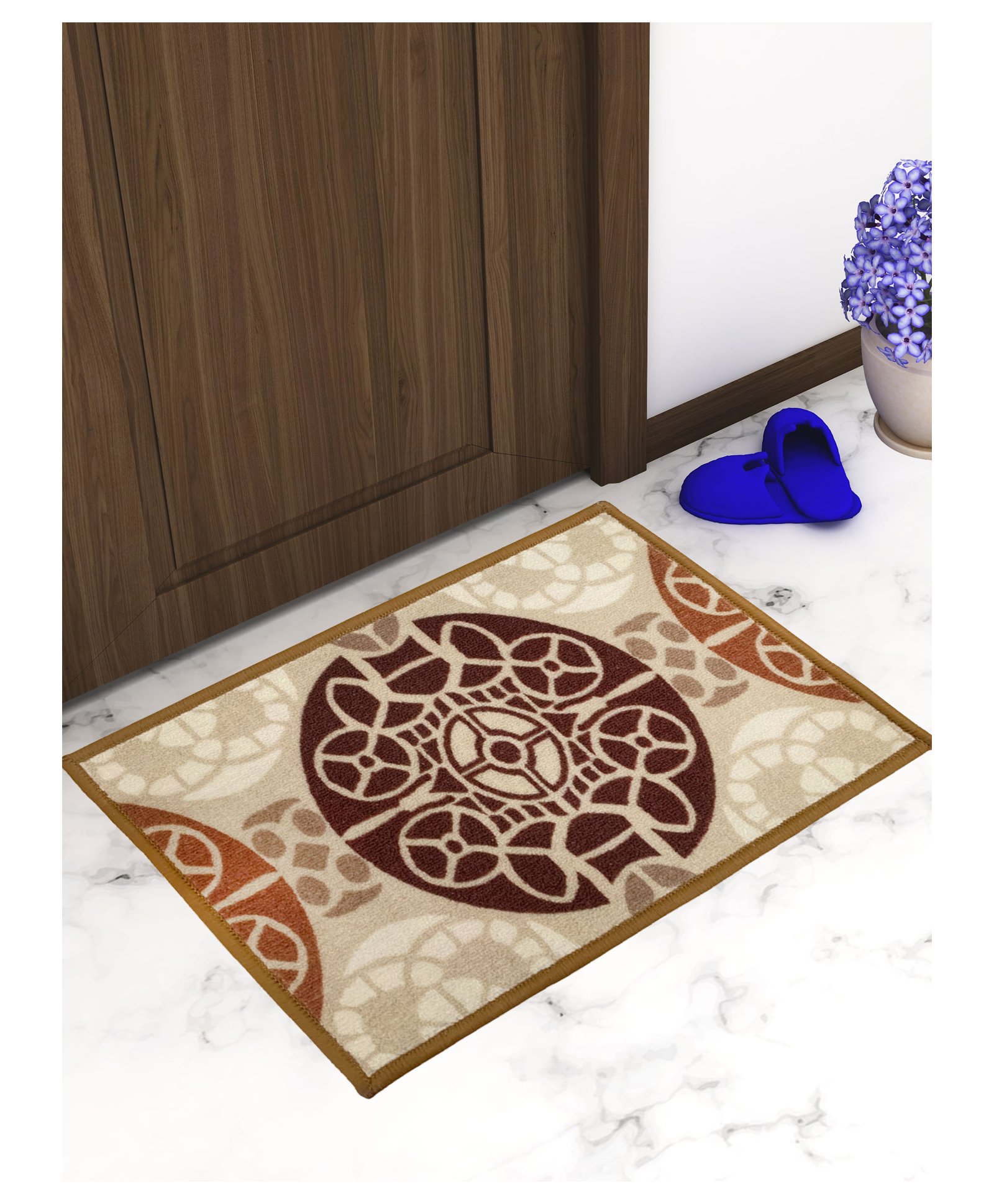 Athom Living Premium Anti slip Printed Doormat - Multicolor-picture-47