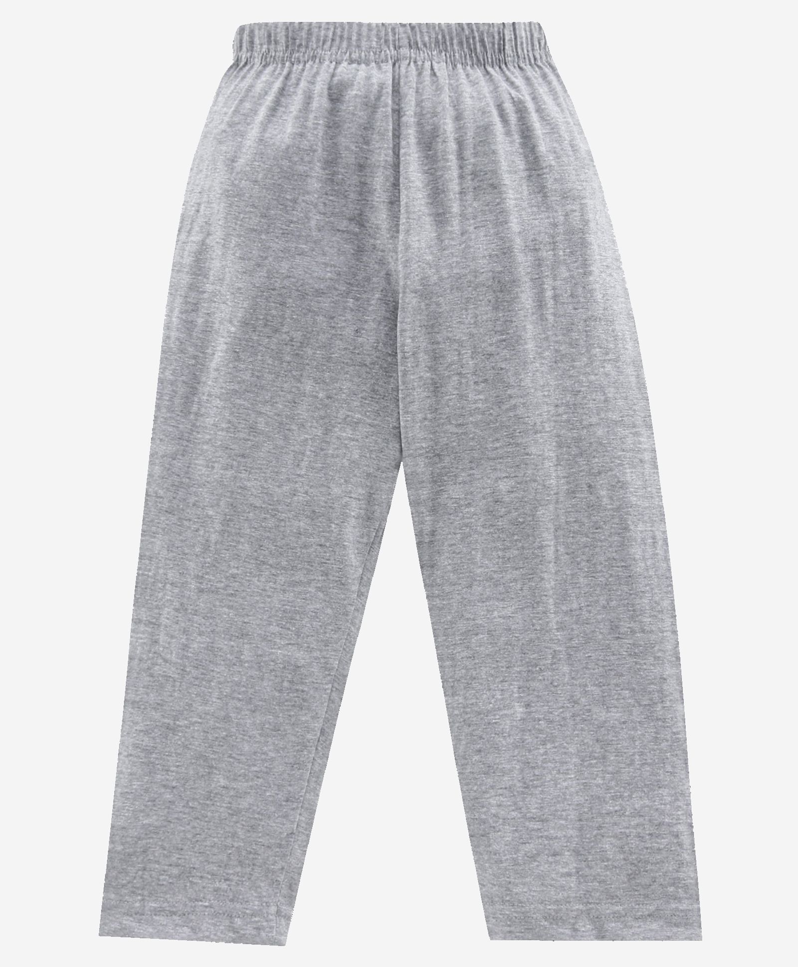 Kiddopanti Full Length Solid Pants - Light Grey-picture-16