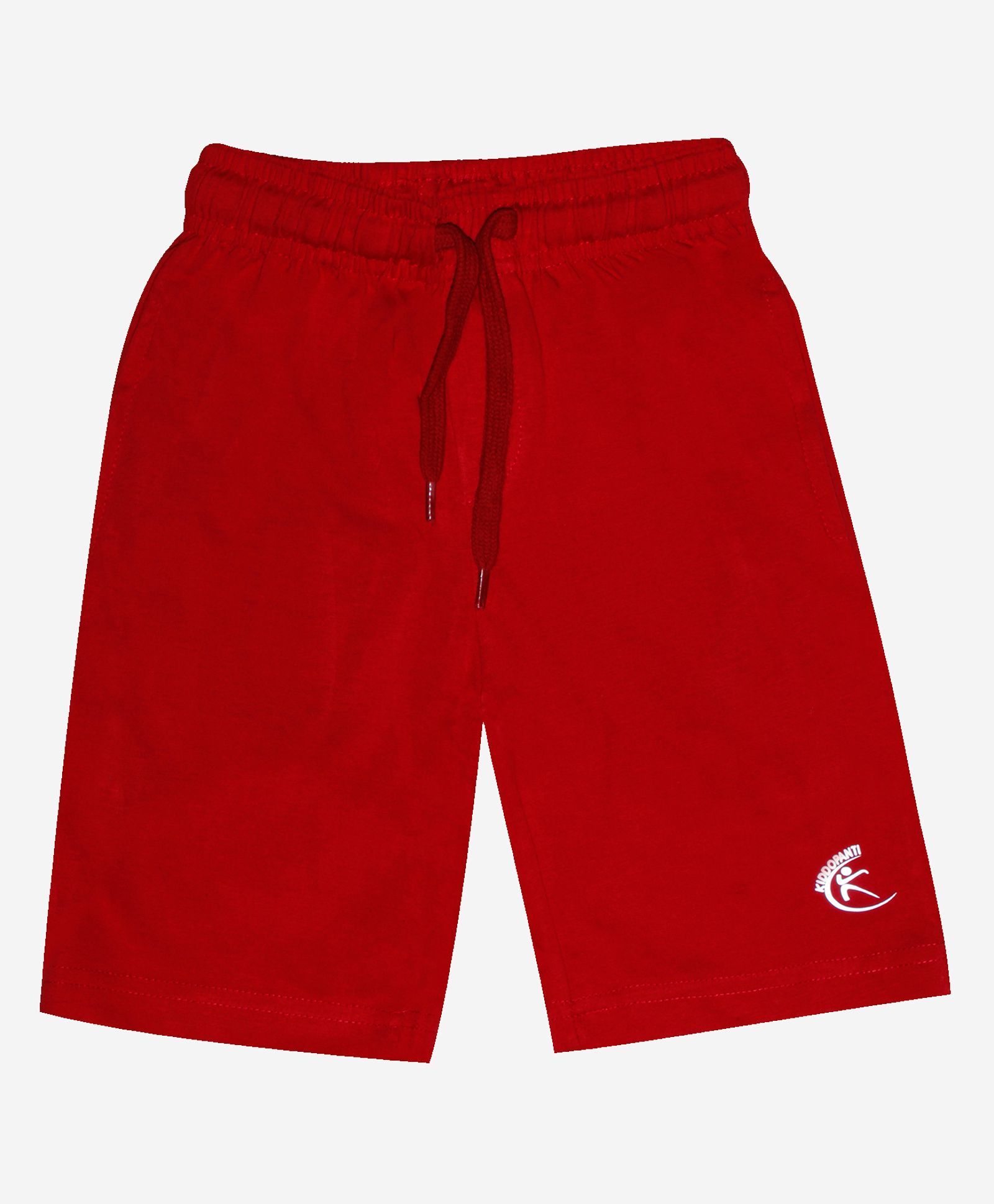 Kiddopanti Solid Colour Shorts - Red-picture-28