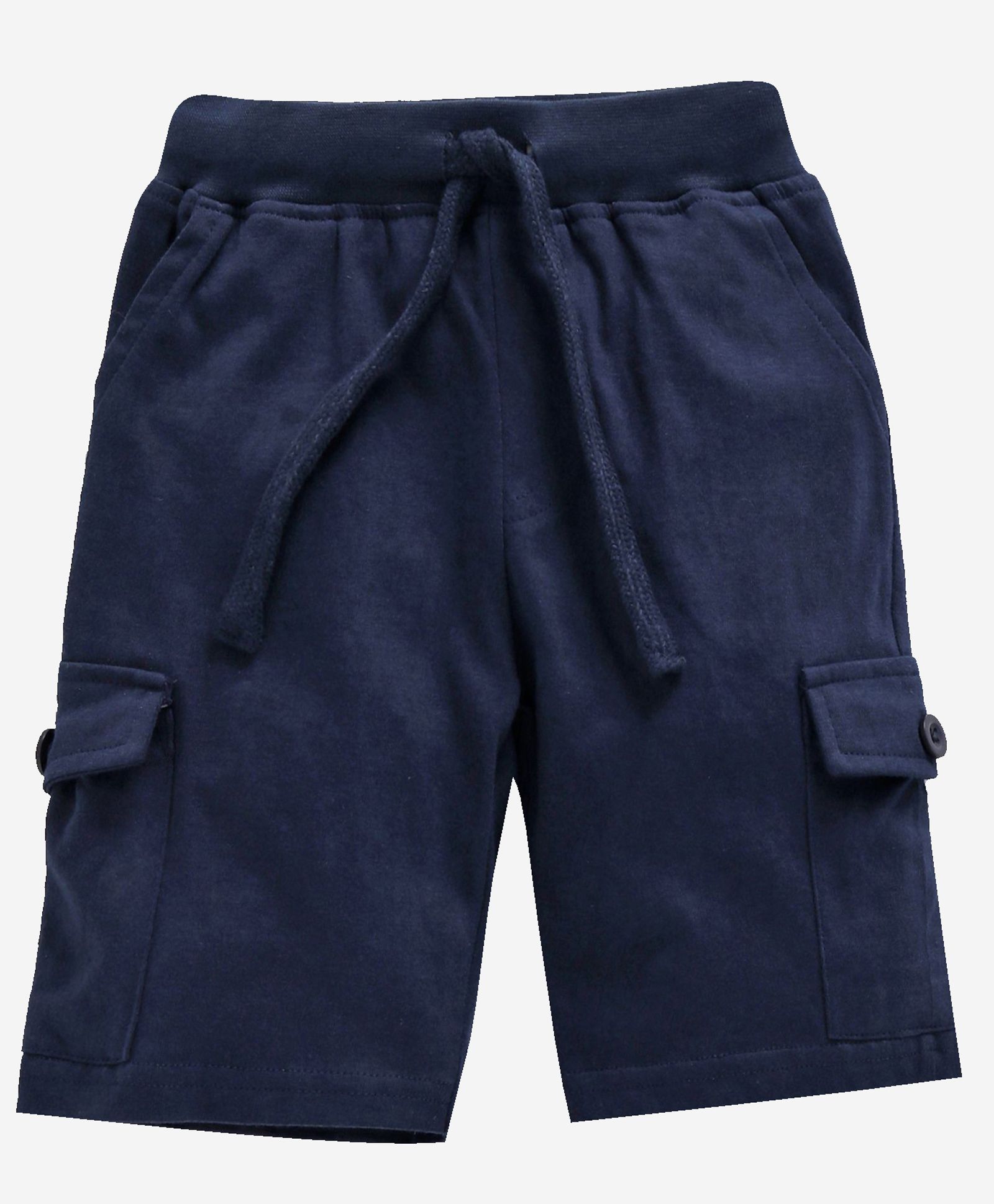 Kiddopanti Solid Colour Shorts - Navy Blue-picture-14