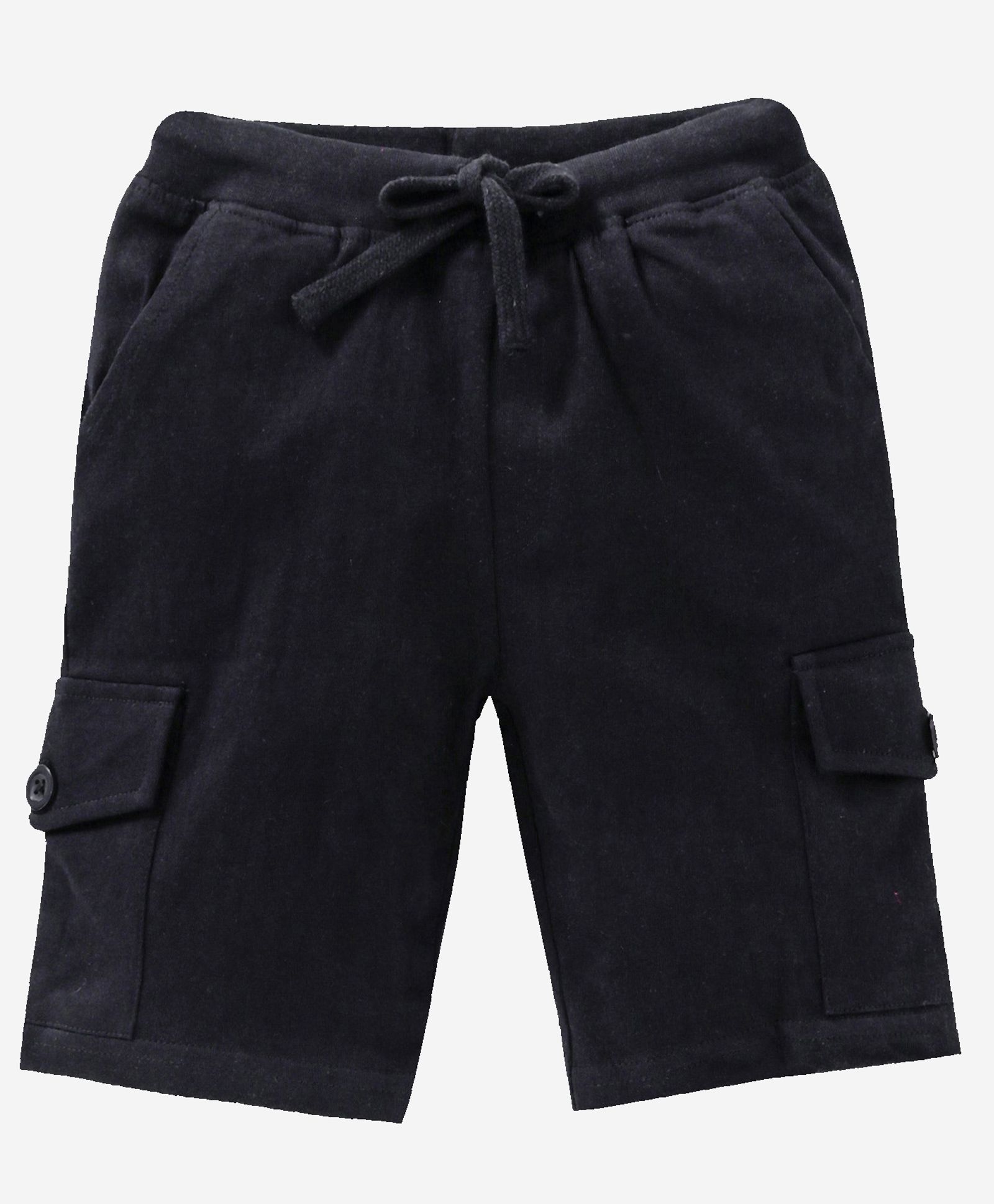 Kiddopanti Solid Colour Shorts - Black-picture-21
