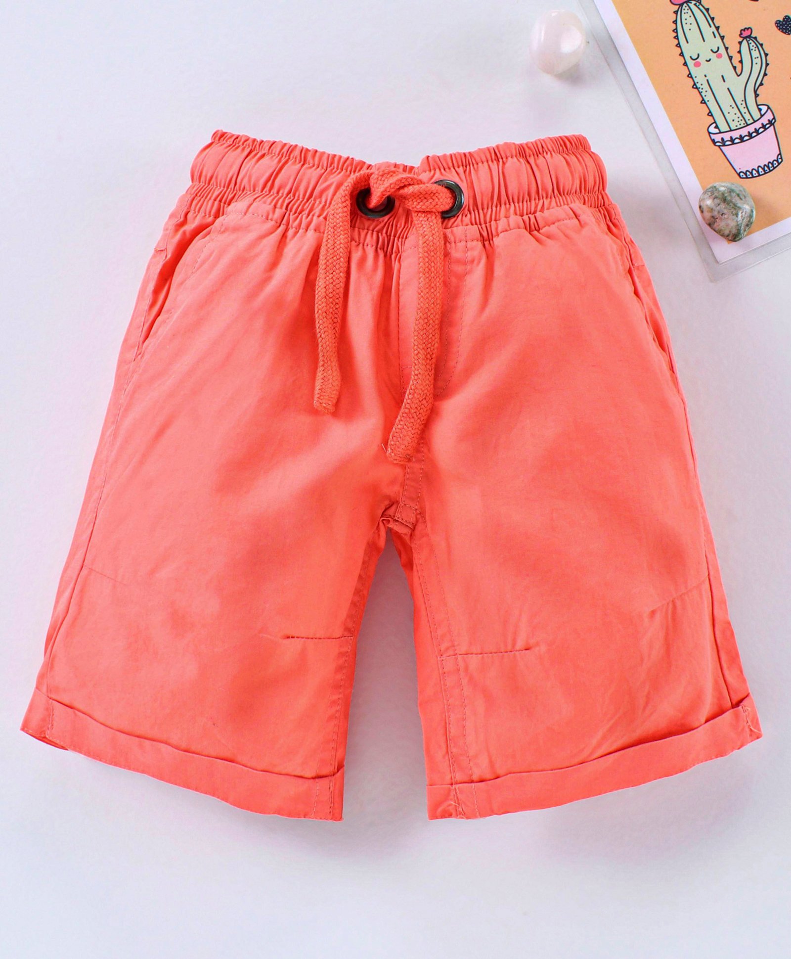 CUCUMBER Cotton Short Solid - Orange-picture-19