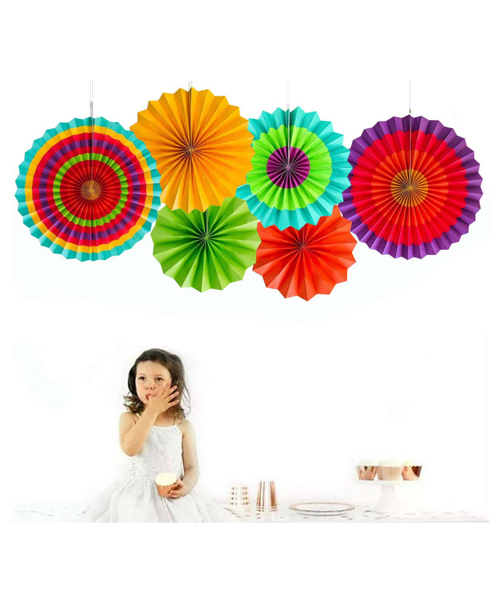 Johra Wall Paper Decoration Kit Multicolour - Pack of 6-image-9