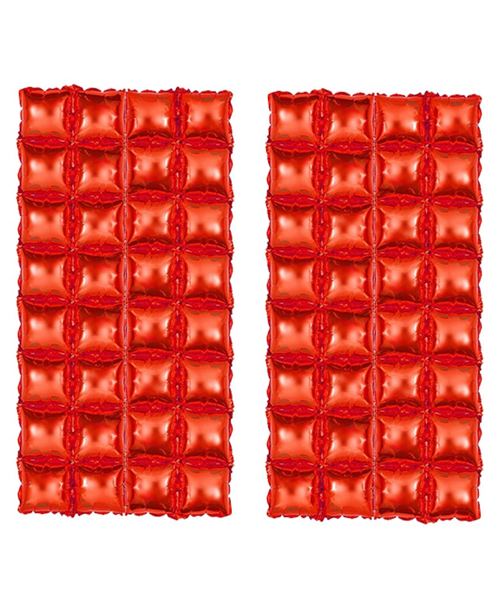 Johra Square Foil Curtain Birthday Decoration Red - Pack of 2-image-4