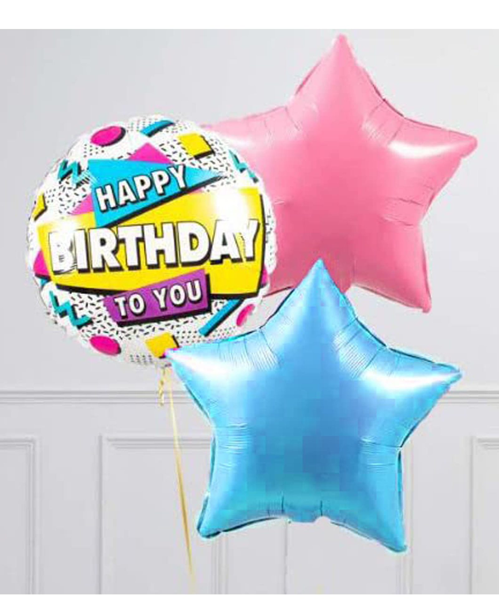 Johra Happy Birthday Balloon Decoration Multicolour - Pack of 3-image-32