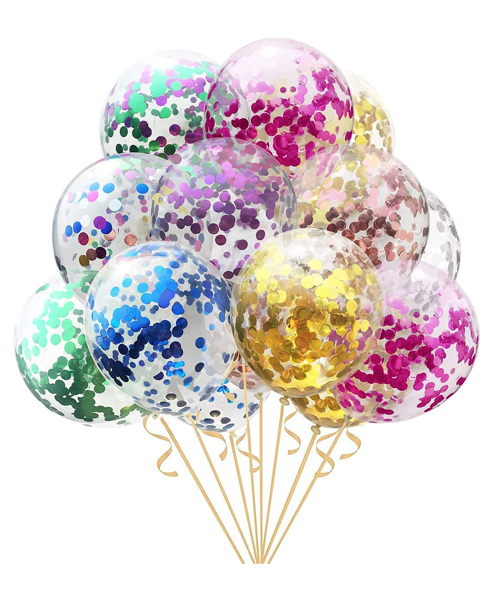 Johra Confetti Balloons Decoration Multicolor - Pack of 10-image-41