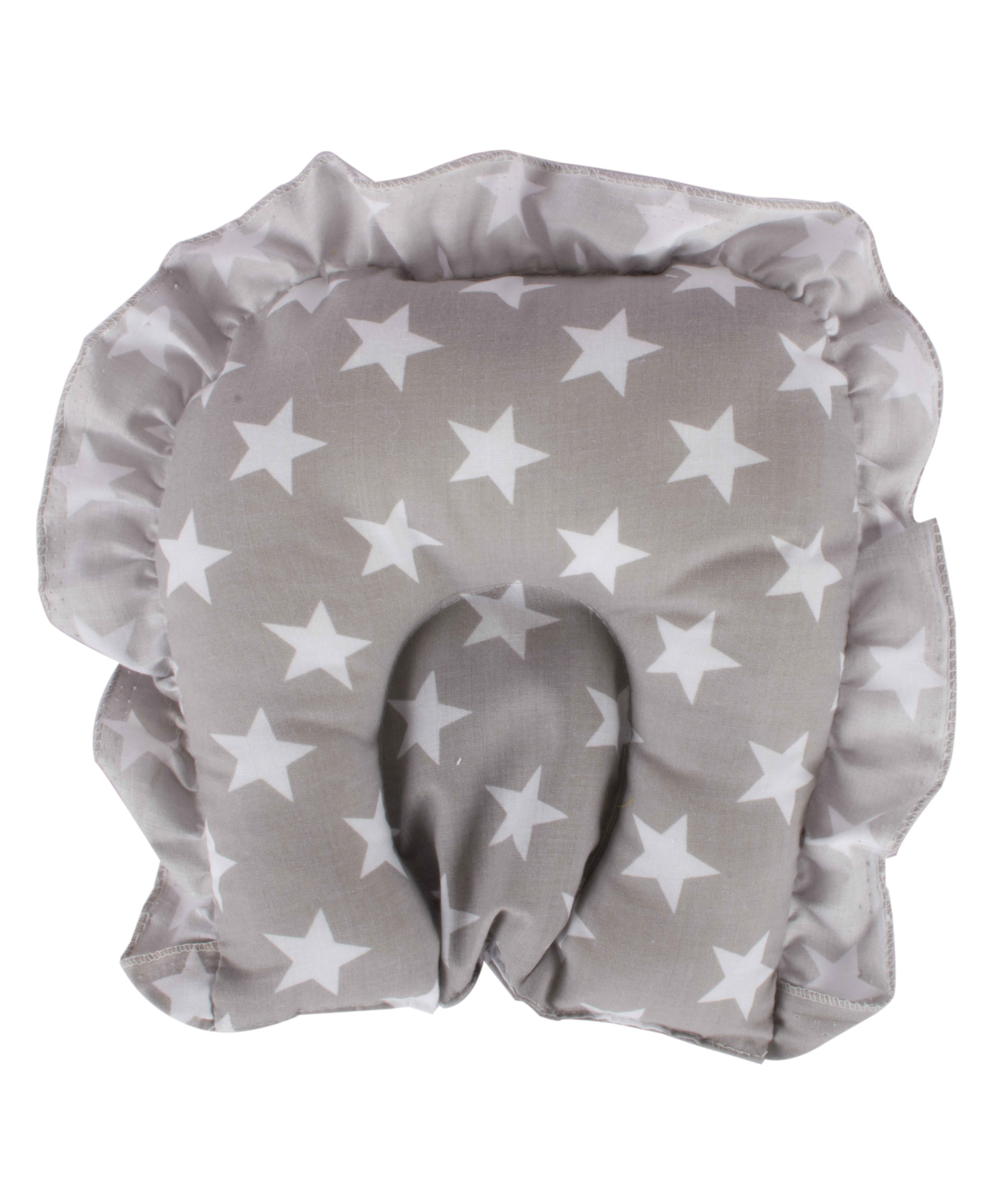 Mittenbooty Cotton U-Shaped Rai Pillow Star Print - Grey-image-4