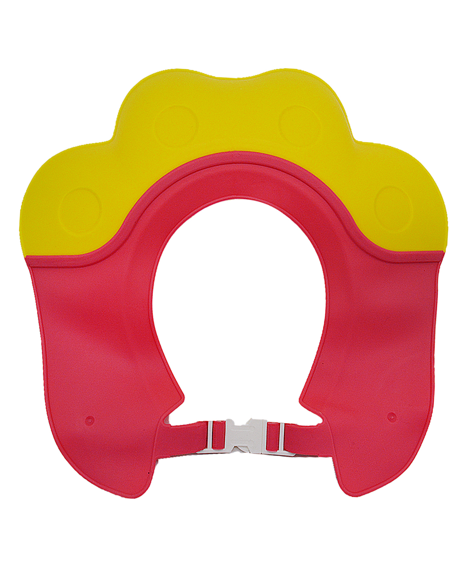 Syga Baby Shampoo Shower Bathing Protection Bath Soft Cap - Red Yellow-image-38