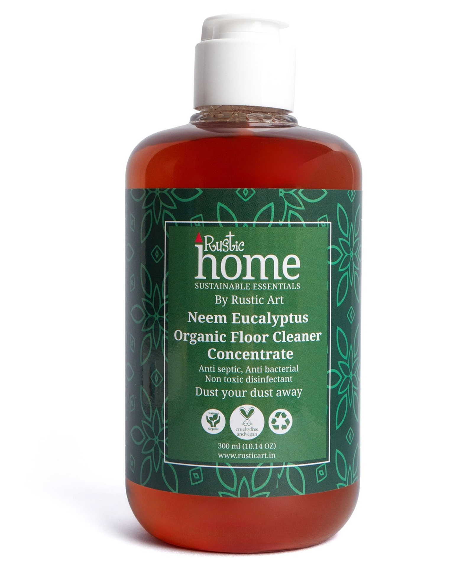 Rustic Art Organic Neem Eucalyptus Floor Cleaner Concentrate Baby and Pet Friendly - 300 g-picture-21