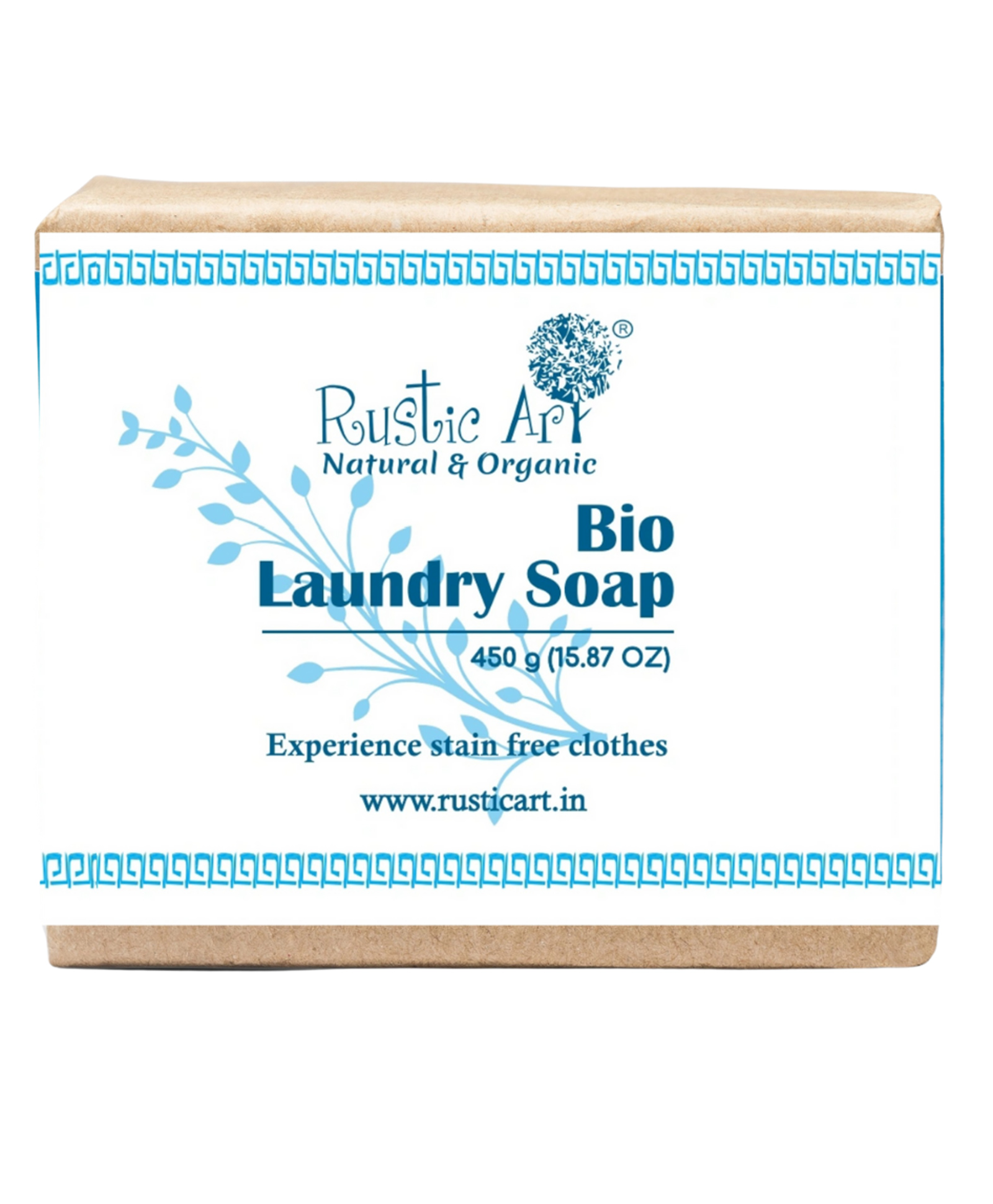 Rustic Art Bio Laundry Soap, Natural, Organic with Neem, Lemon, Coconut, For Nappy Stains - 150g (Set of 3)-picture-33