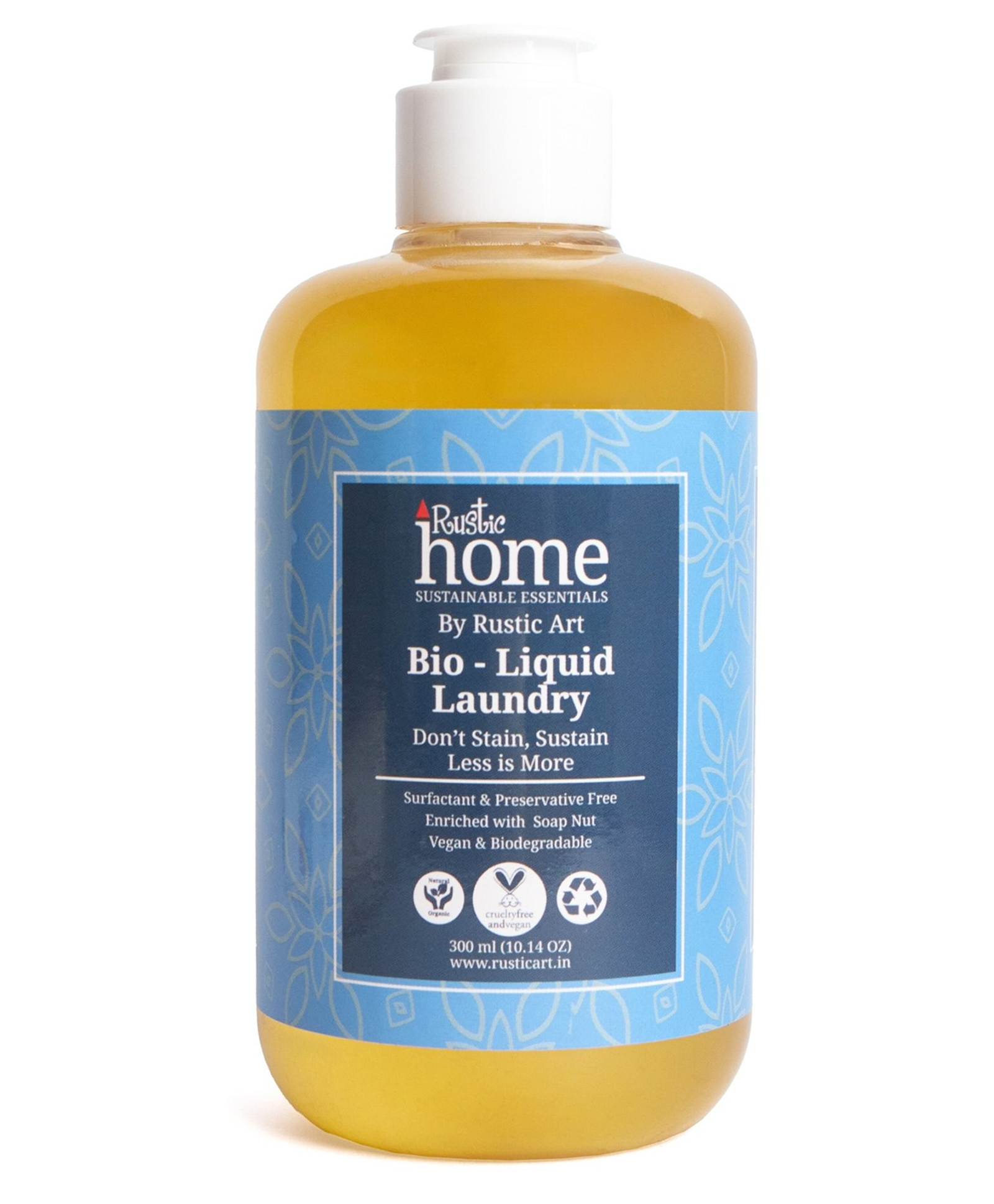 Rustic Art Organic Bio-Liquid Laundry With Soap Nut and Lemon Peel Extract - 300ml-picture-29