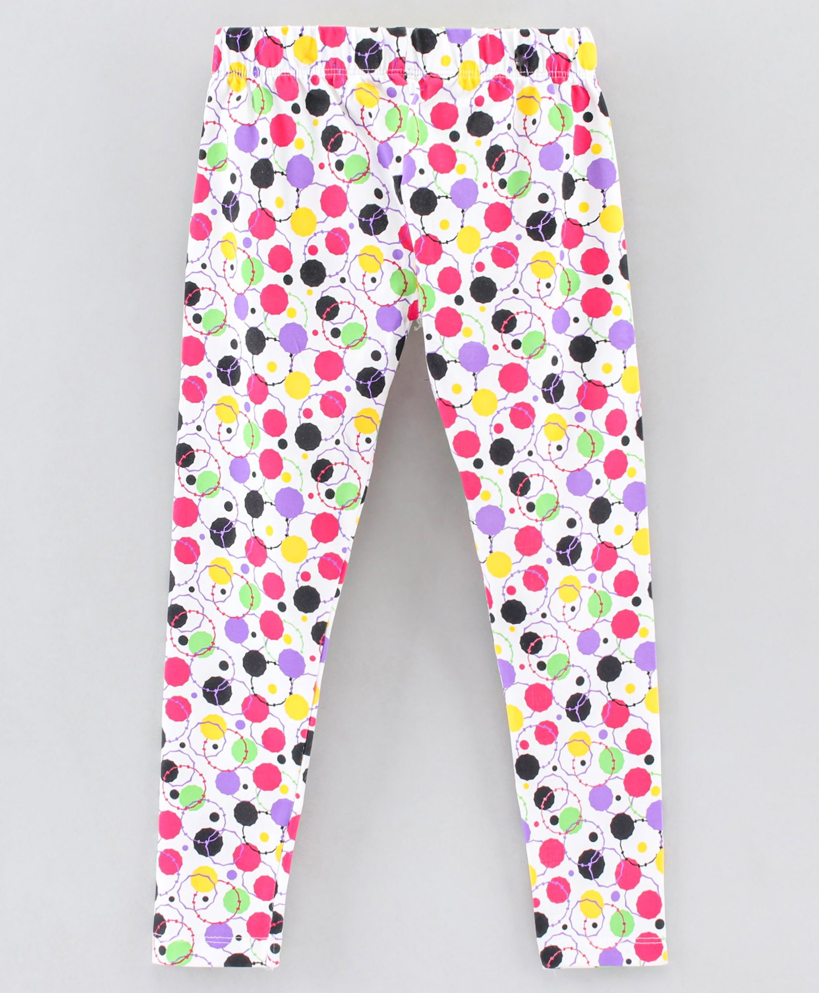 Grab It Ankle Length Printed Leggings - White-picture-15