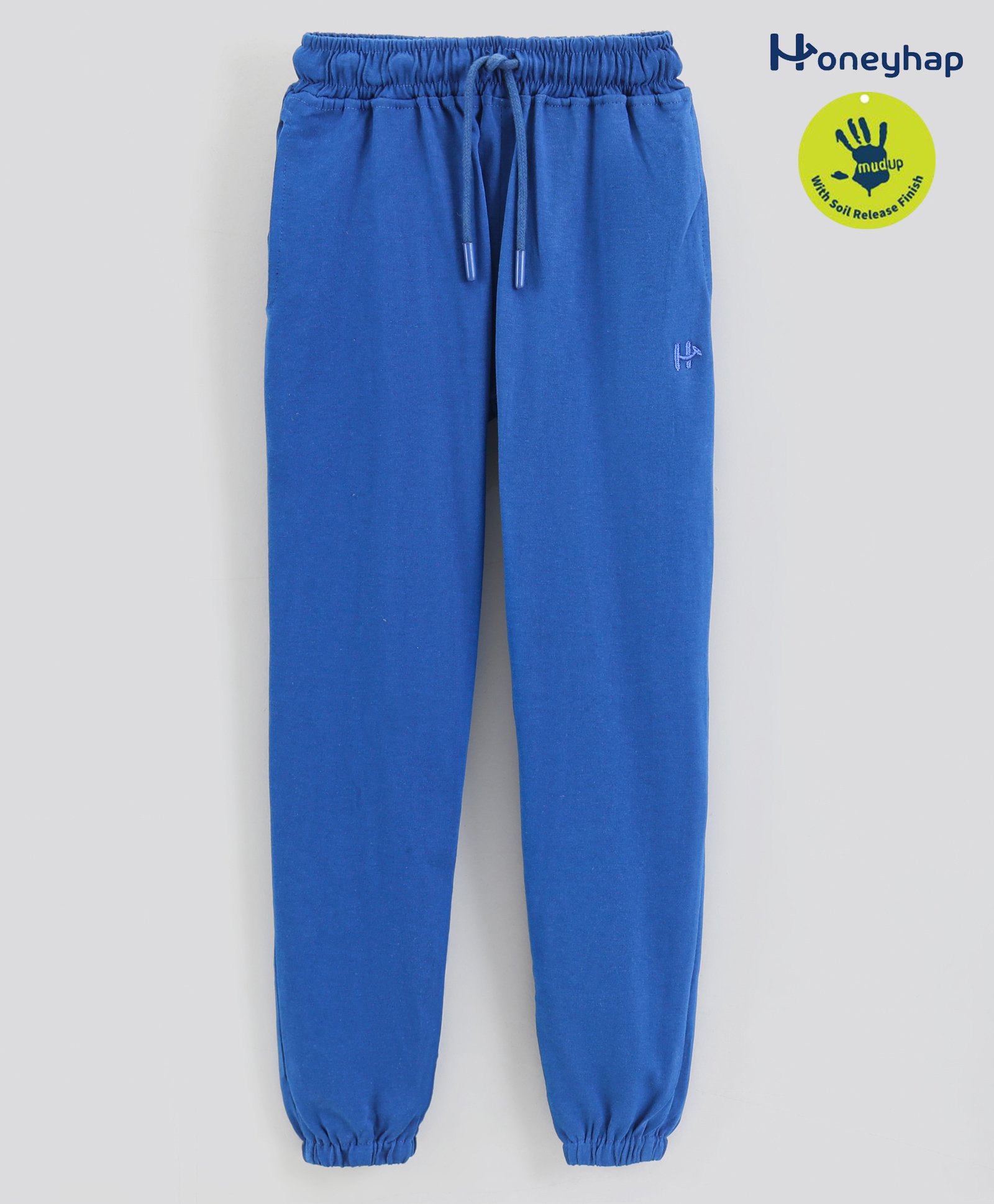 Honeyhap Premium 100%Cotton Full Length Lounge Pant With Soil Release Finish - Royal Blue-image-14