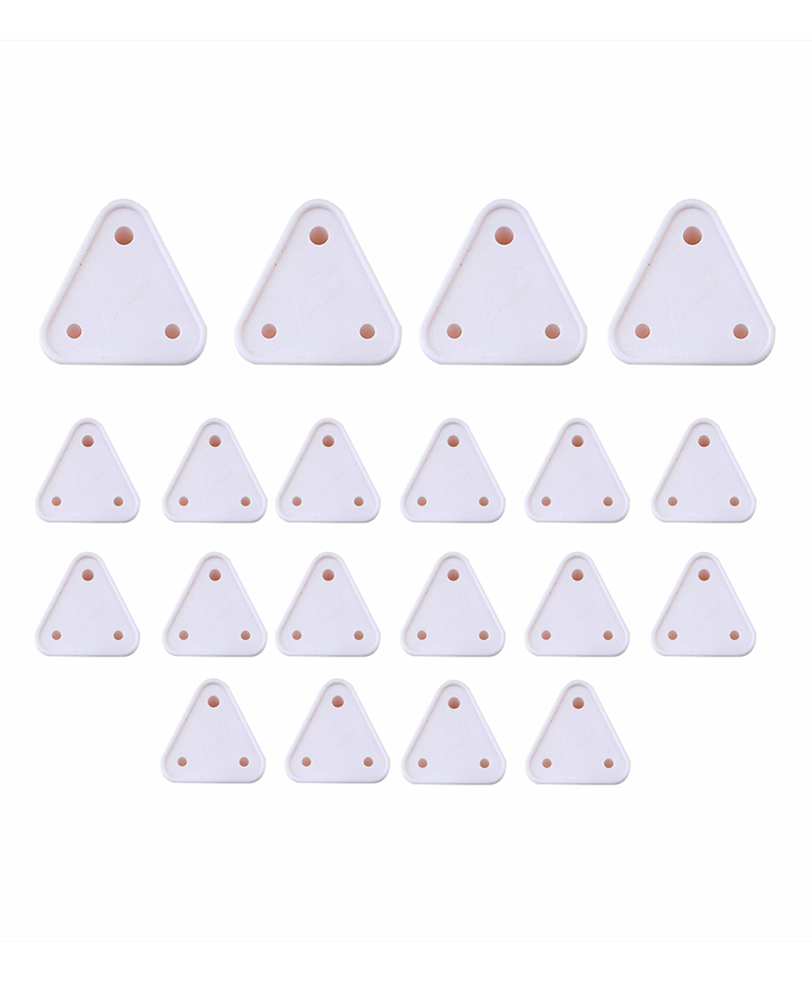 BabySafeHouse Electrical Socket Cover Guards Pack of 20 - White-image-2