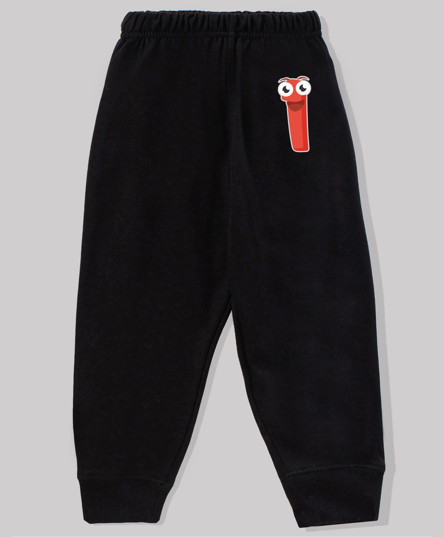 KAVEE Full Length Number 1 Print Cotton Lounge Pants - Black-picture-17