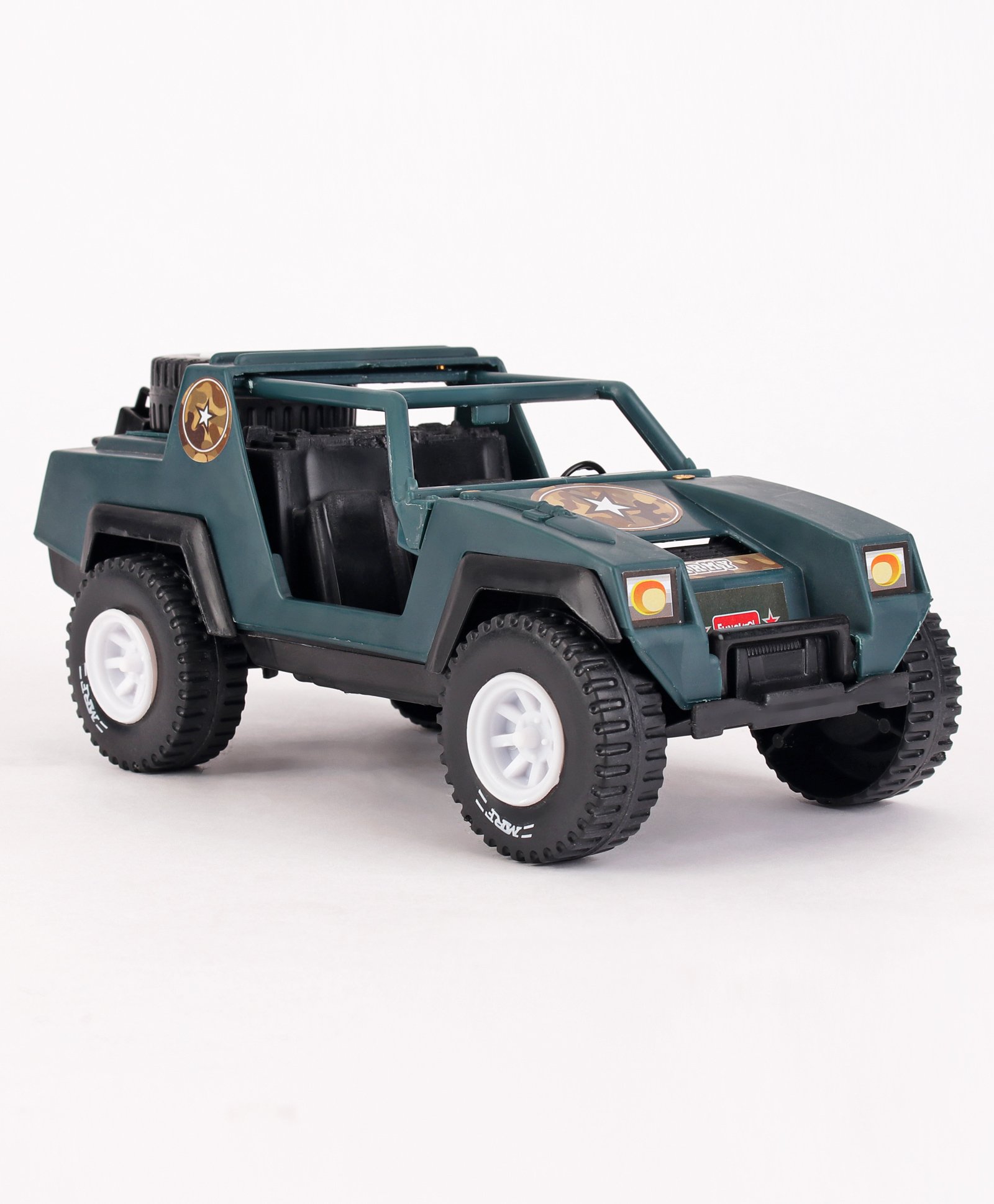 Giggles Free Wheel Army Jeep Toy- Green-image-42