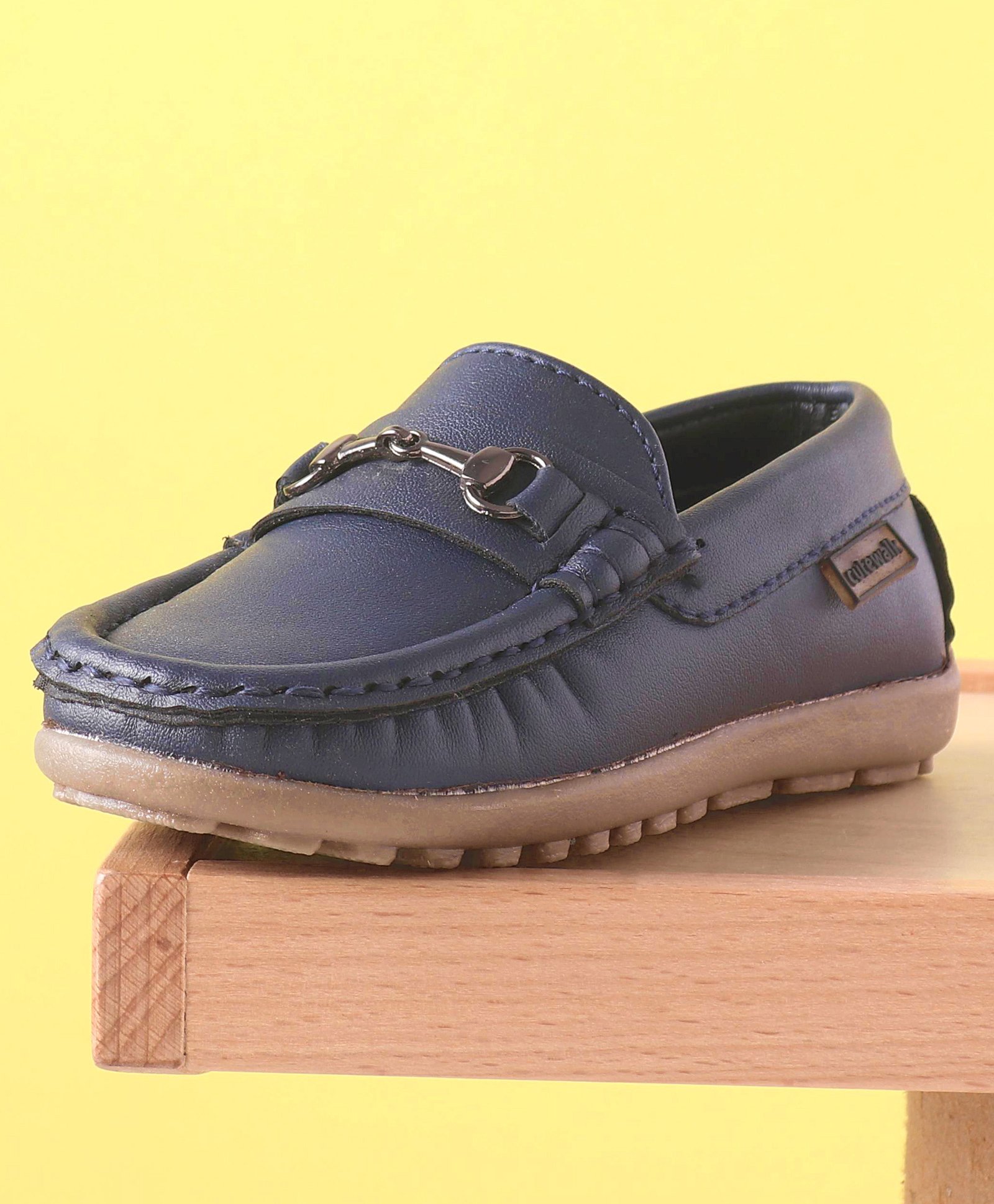 cute walk by babyhug Cutewalk by Babyhug Slip On Party Wear Loafers - Blue-picture-15