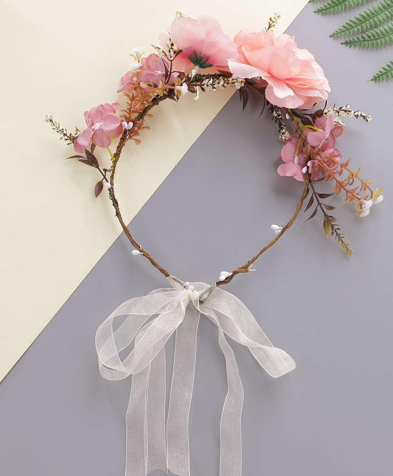 Pine Kids Hair Bands With Floral Tiara - Peach for Girls (3-12 Years) Online  in India, Buy at  - 10682607