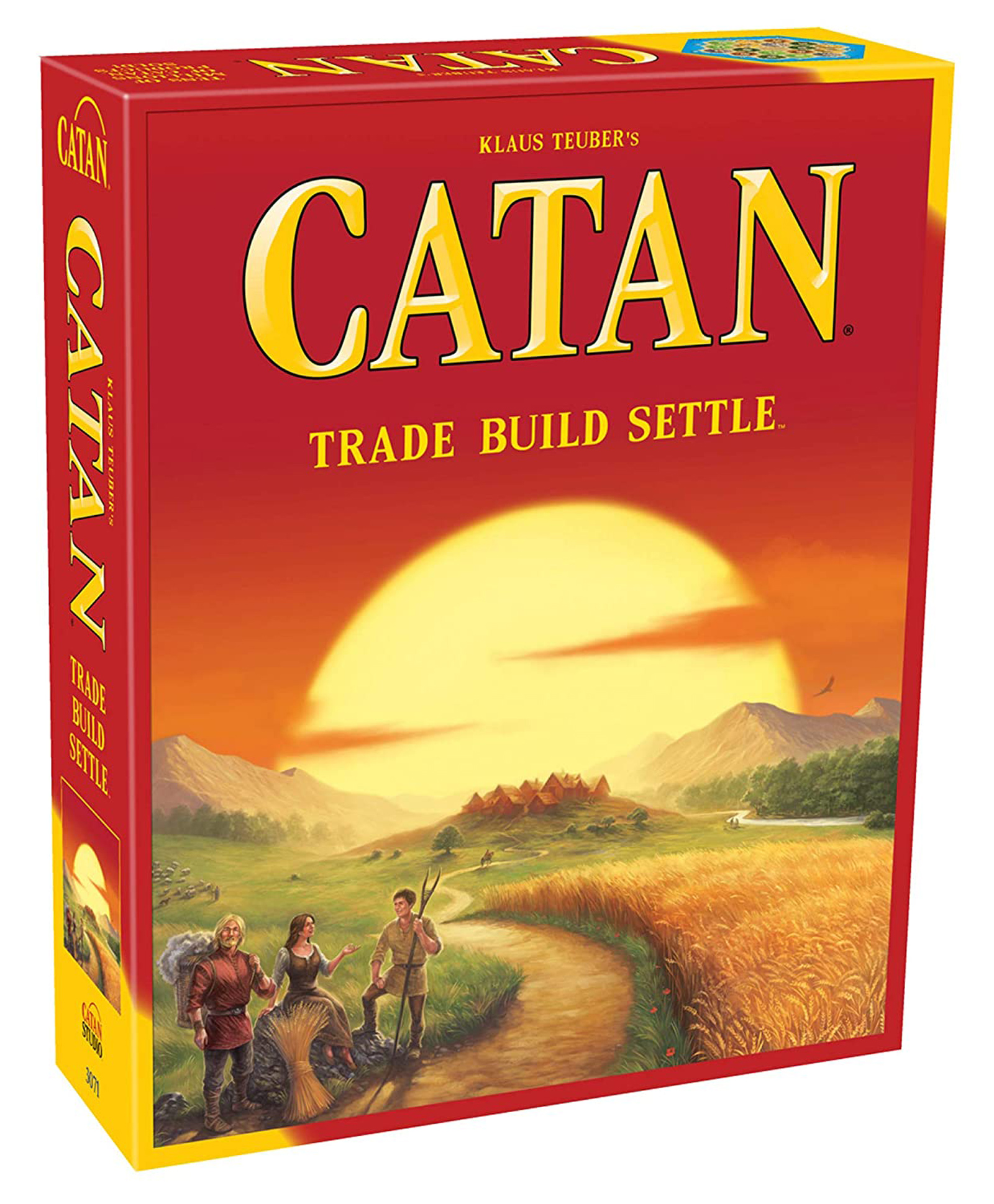AKN TOYS Catan Trade Build Settle Board Game - Multicolor-image-2