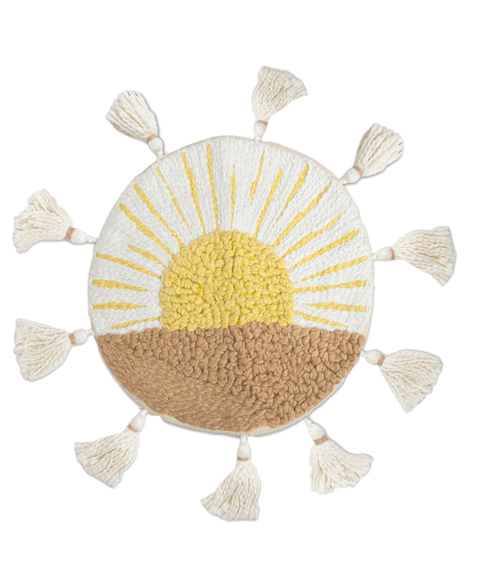 Crane Baby Ezra Collection Sunshine Pillow Cover With Filler Sunrise Design - Multicolour-image-37
