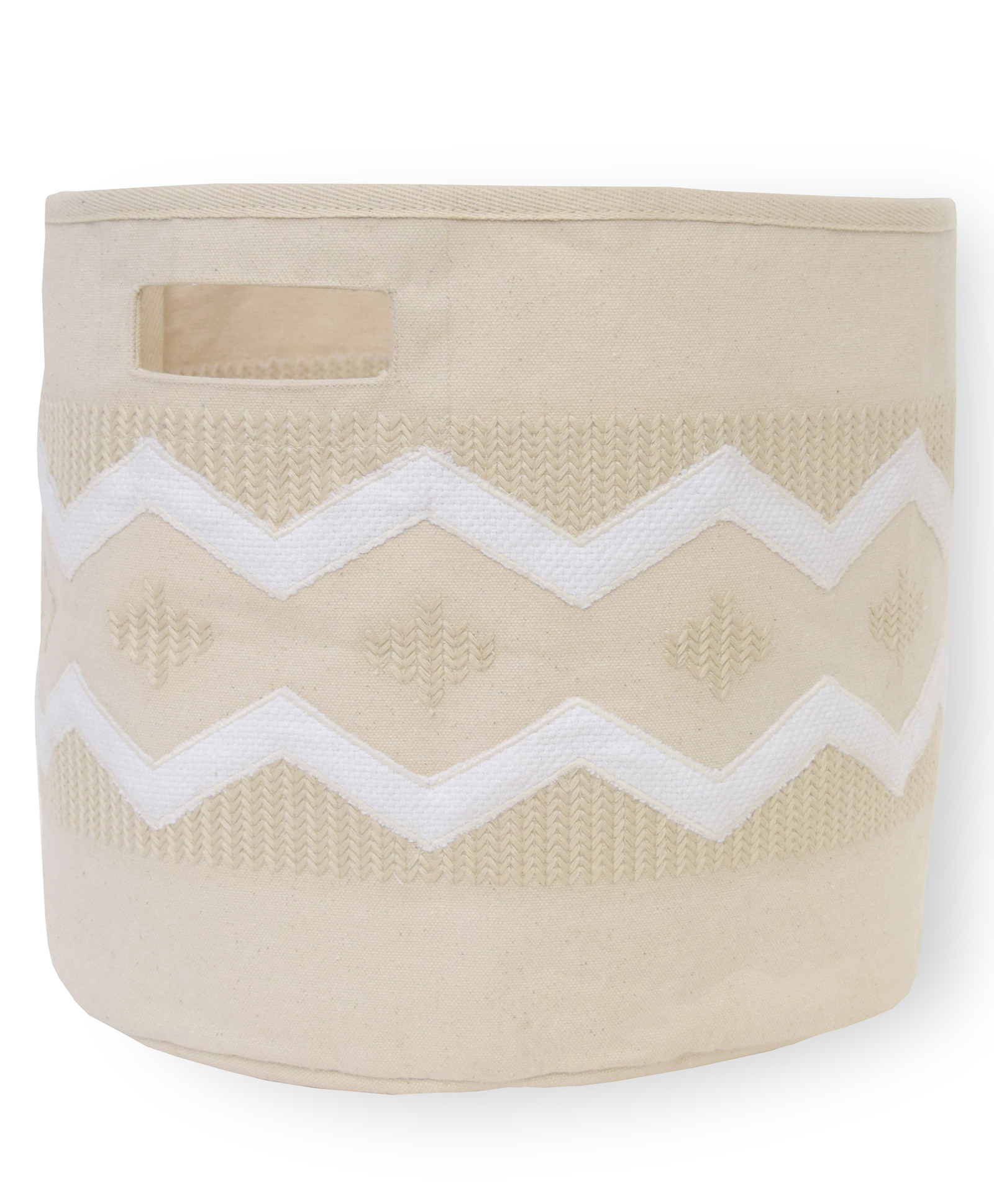 Crane Baby Kendi Collection Storage Bin - White Brown-image-6