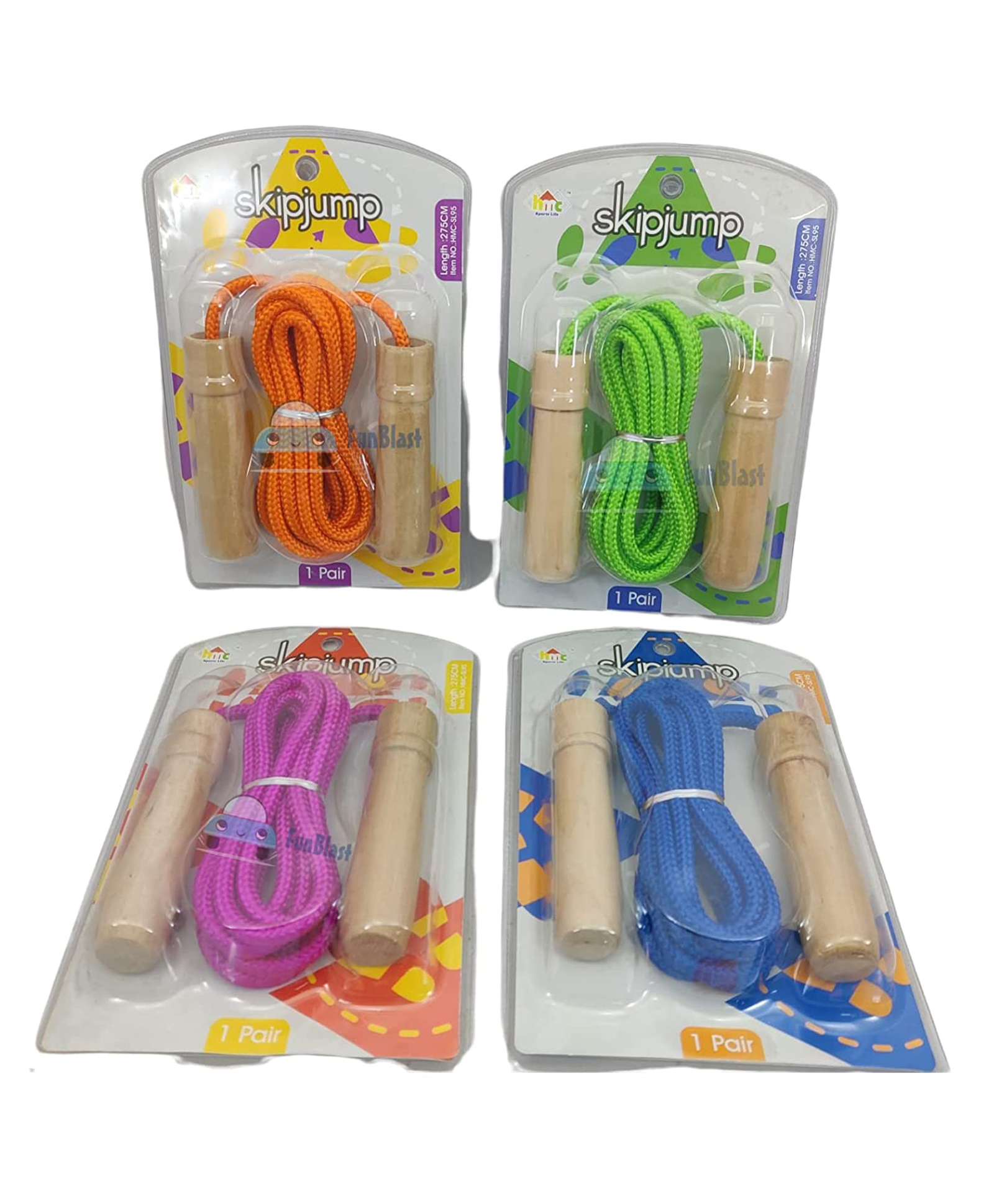 Funblast Skipping Rope - Blue (Colour May Vary)-image-25