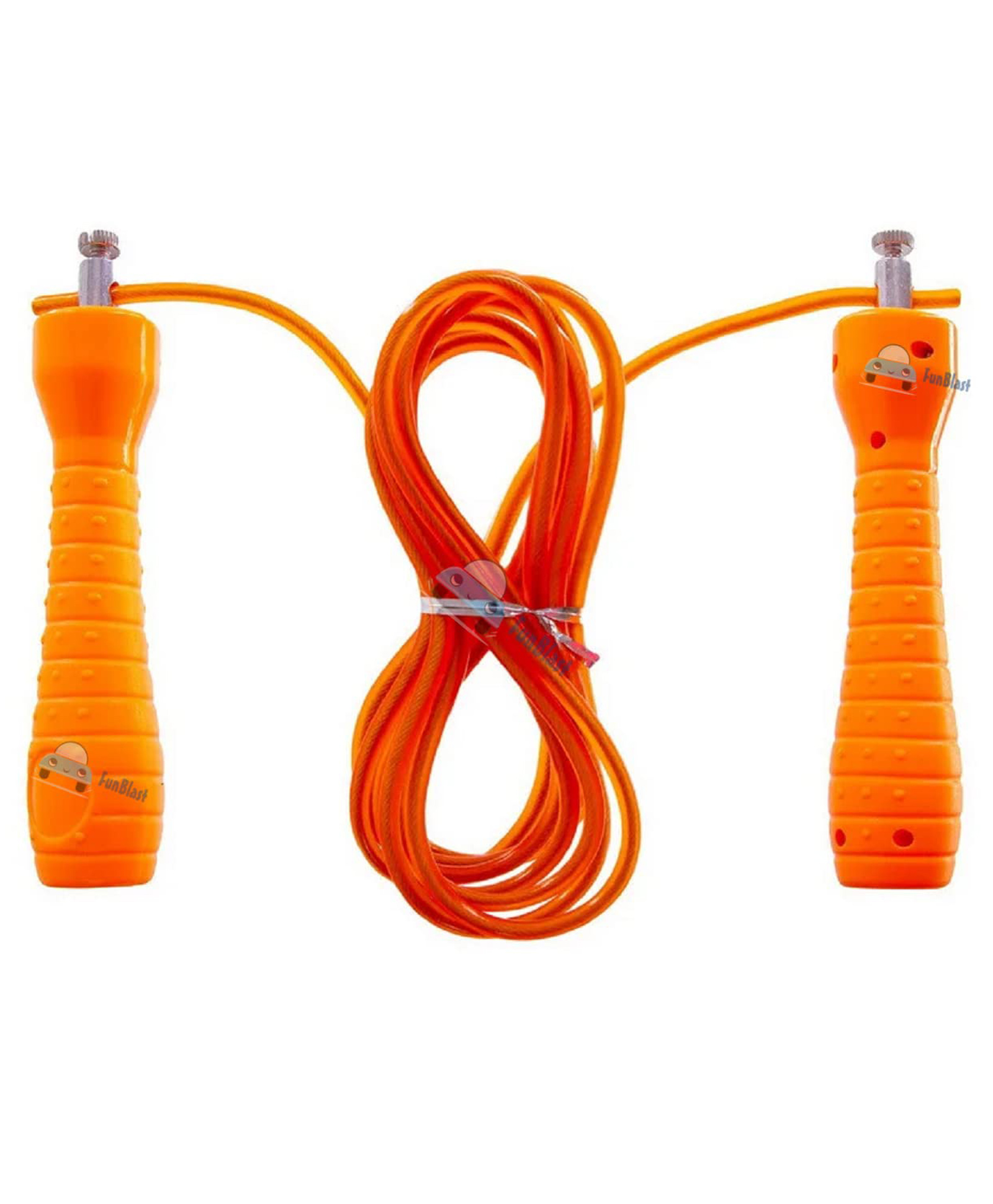 FunBlast Adjustable Length Skipping Rope - Orange-picture-22