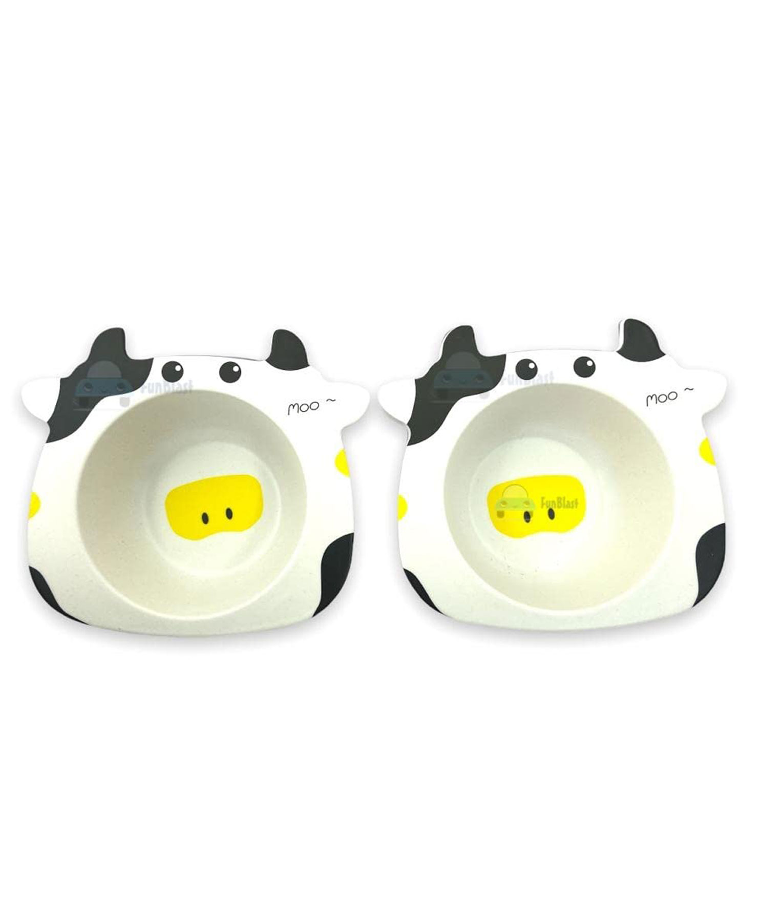 FunBlast Bamboo Fibre Feeding Bowl Animal Print - (Pack of 2 Pcs) -(Multicolor)-image-38