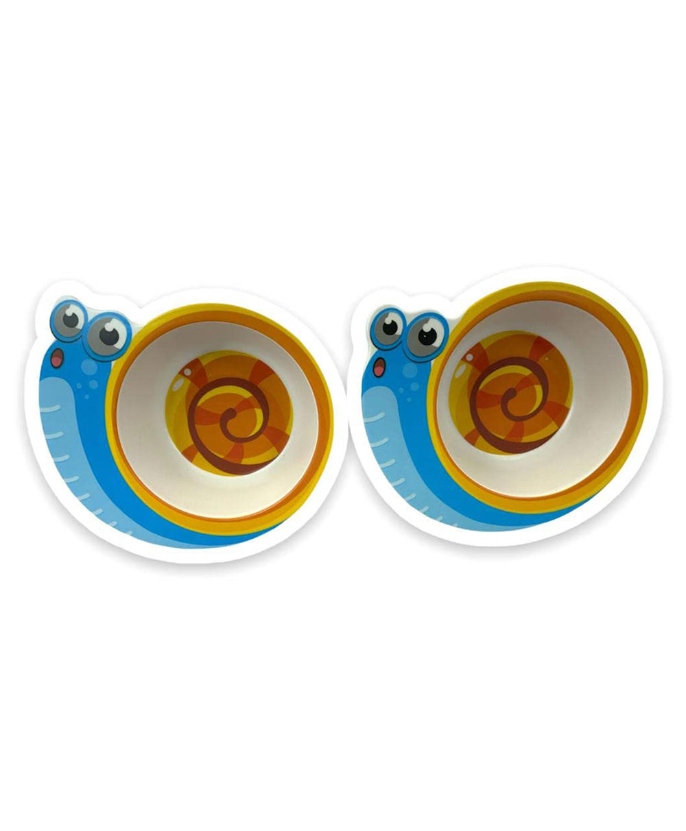 FunBlast Bamboo Fibre Feeding Bowl Animal Print - (Pack of 2 Pcs) -(Multicolor)-image-40