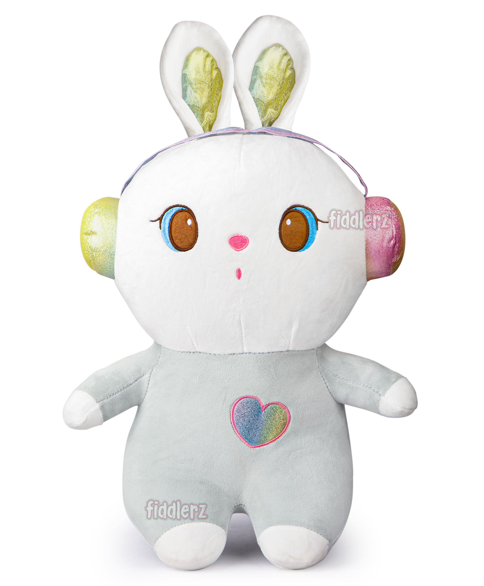 Fiddlerz Rabbit Soft Toy Multicolour - Height 35 cm-image-45