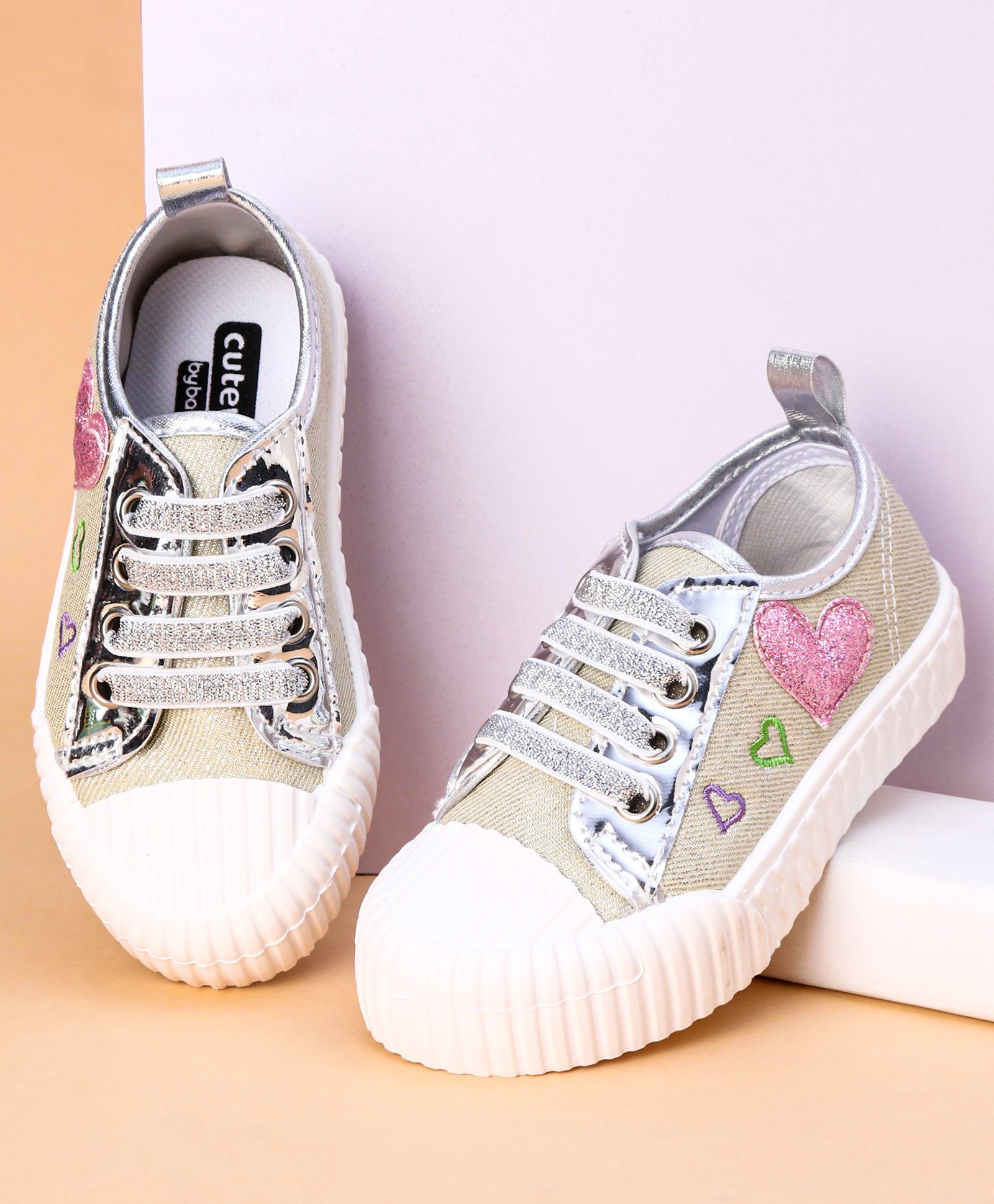 Cute Walk by Babyhug Casual Shoes - Golden-image-34