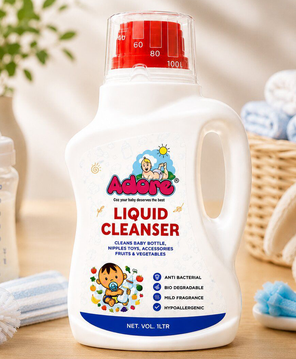 Adore Bottle Nipple and Vegetable Liquid Cleaner - 1 L-image-9