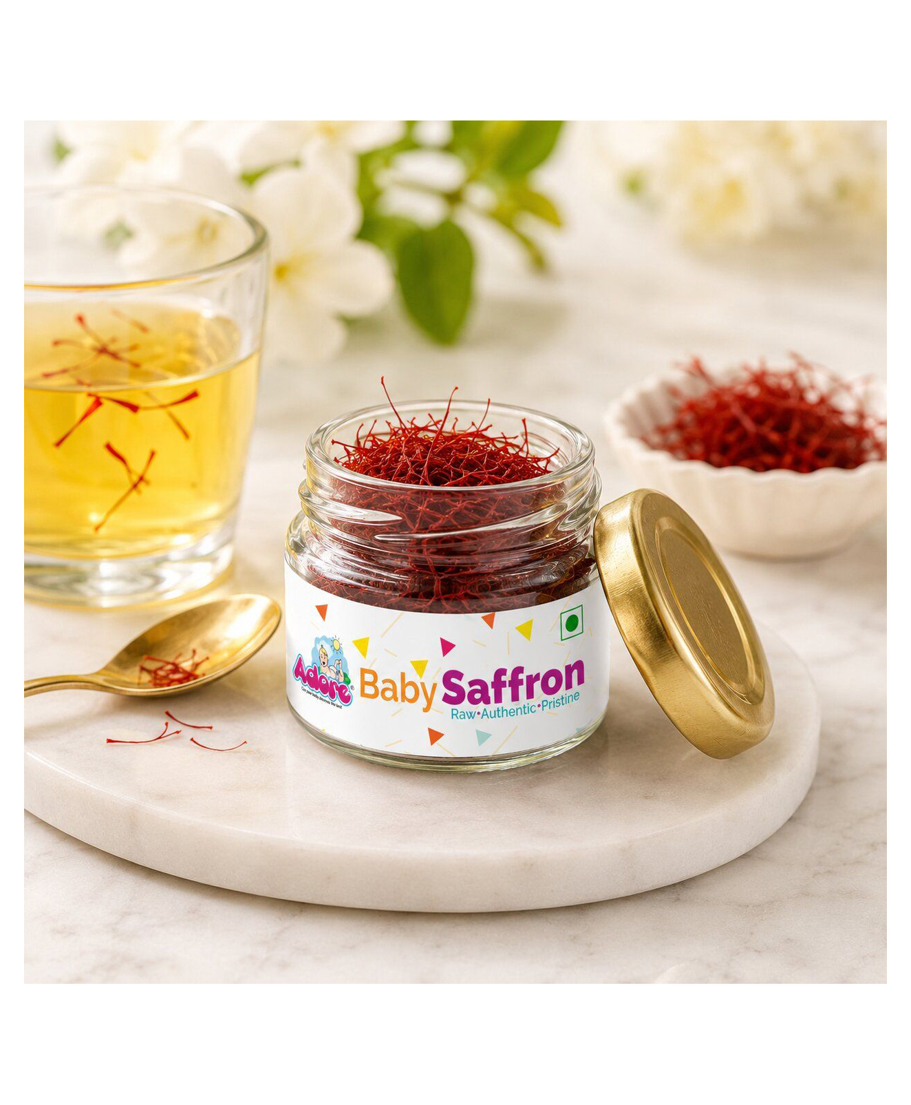 Adore Raw Pure Kashmiri Mongra Saffron Strands - 1 gm-image-49