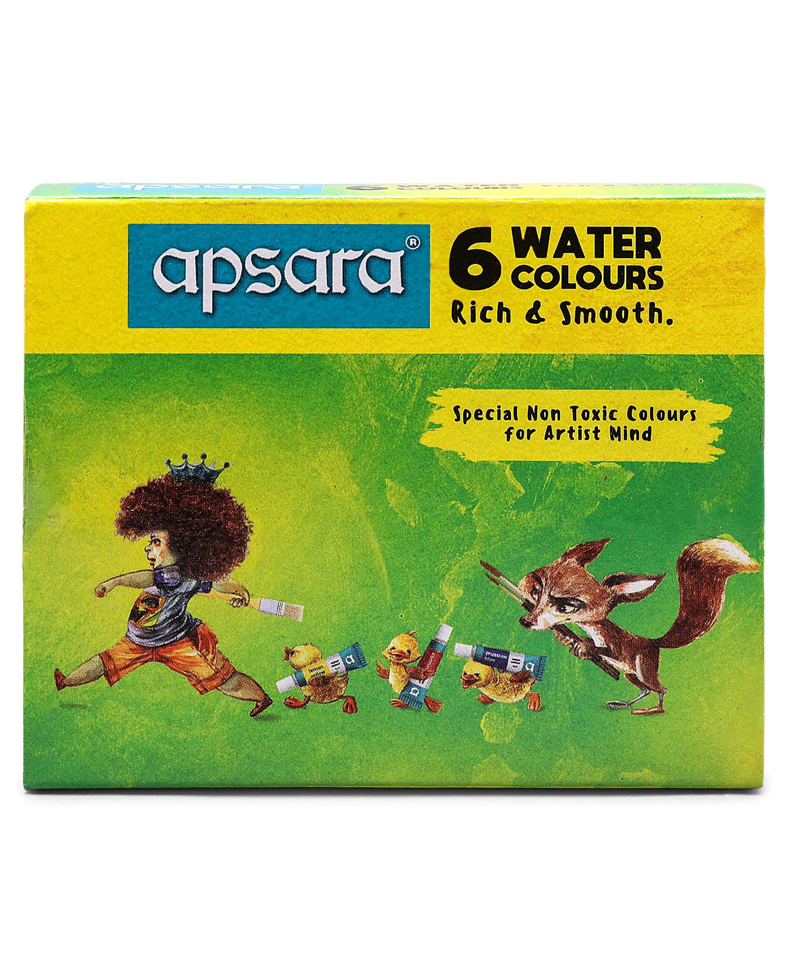 Apsara Water Colour Tubes Pack of 6 - Multicolour-picture-38